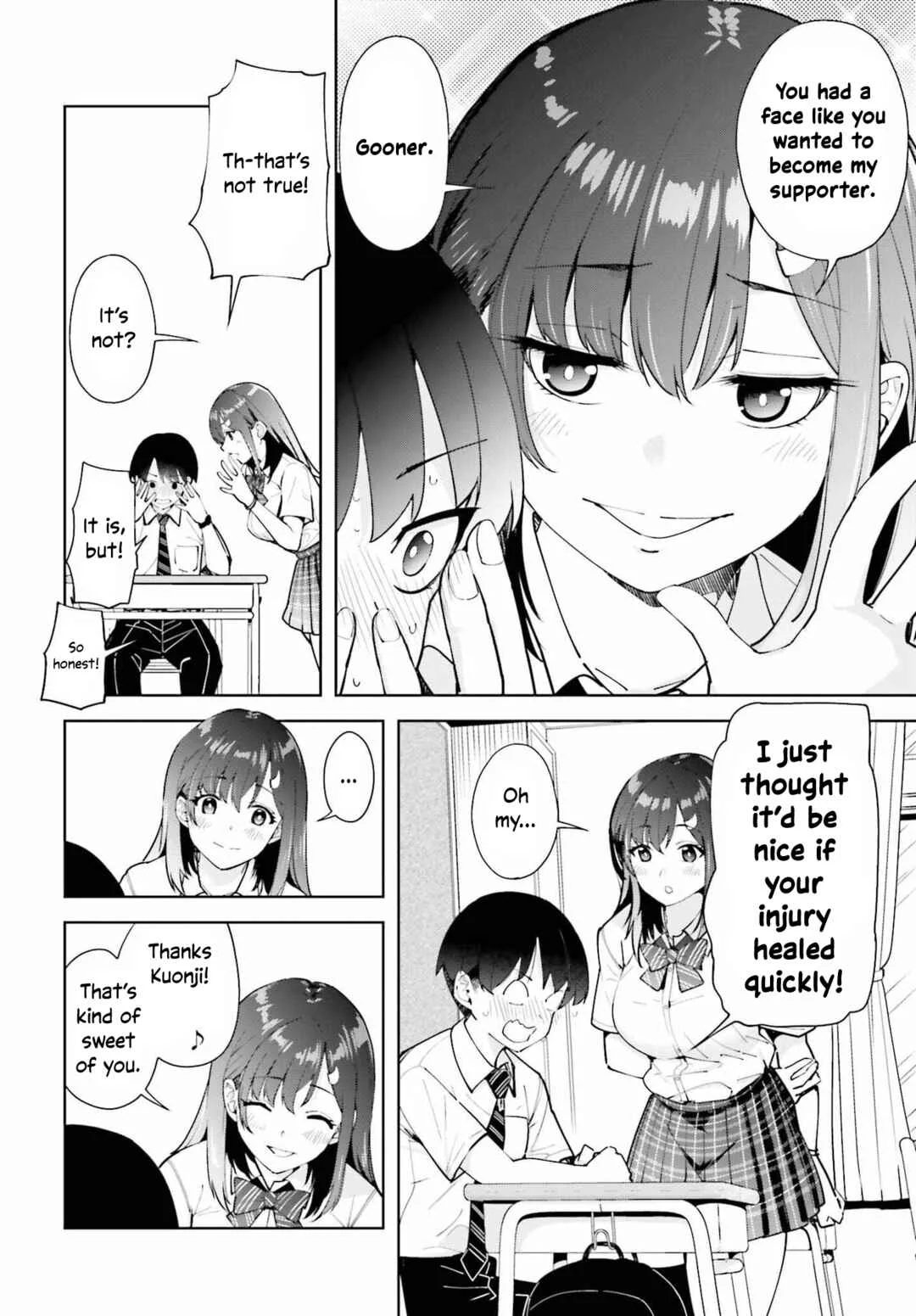 Tonari no Futomomo-san Chapter 3: Supporter - Page 10