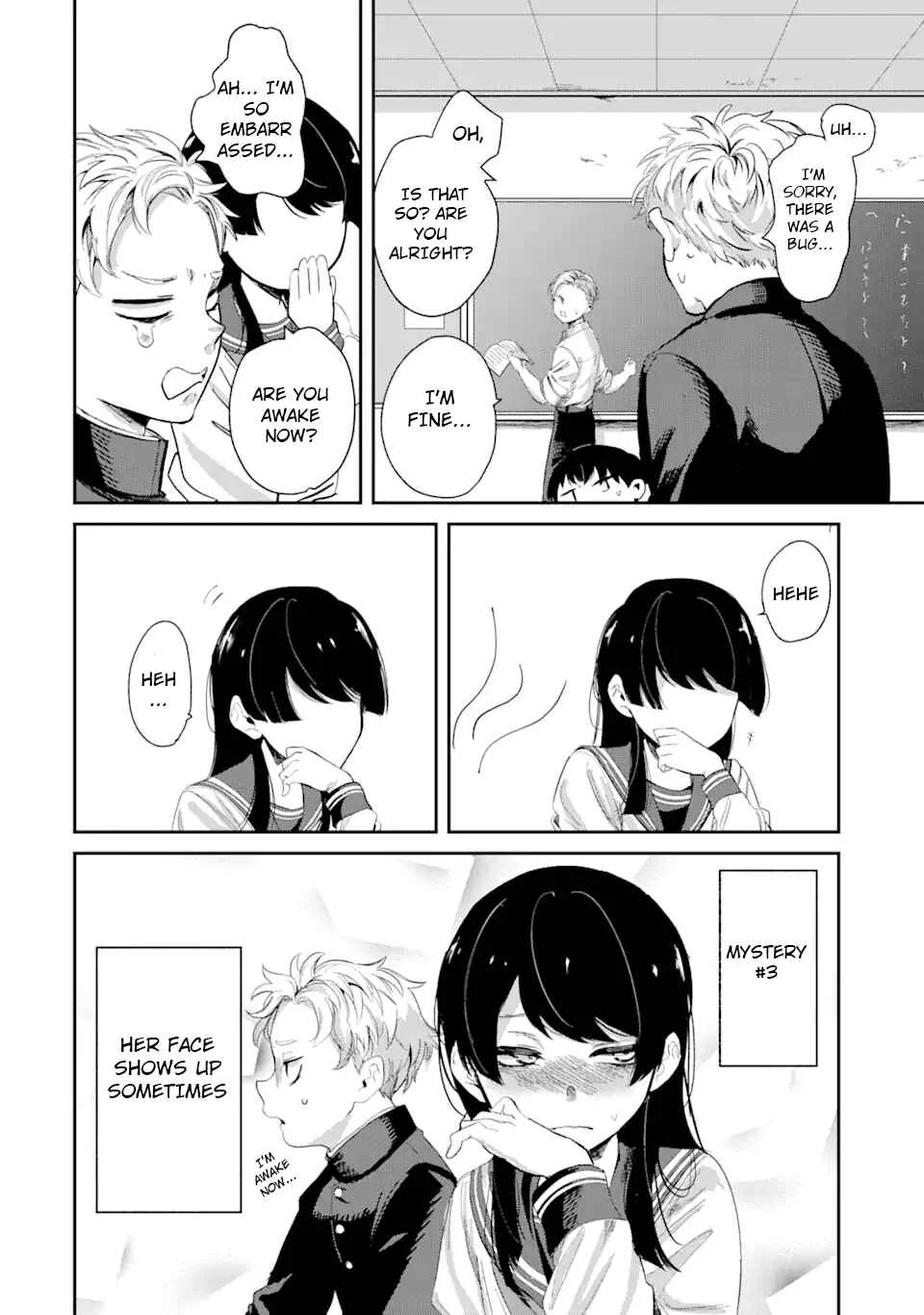 Tonari no Wakao-san wa Miesou de Mienai Chapter 1: I can't see the face of the girl sitting next to me - Page 9