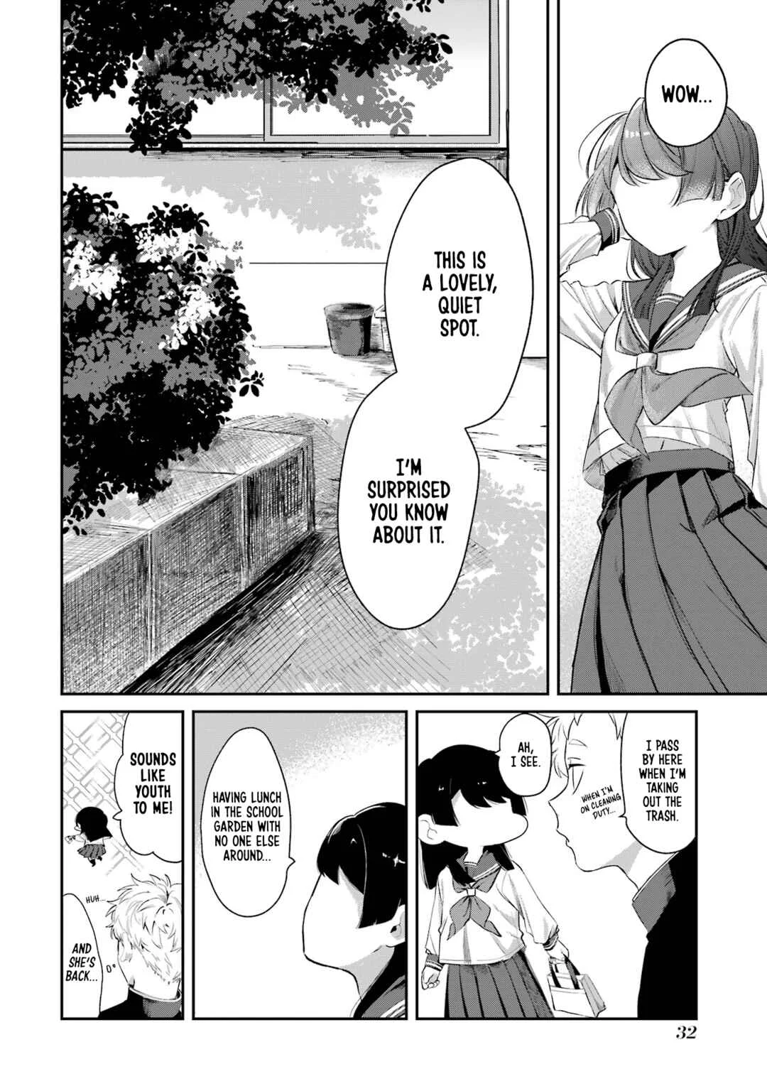 Tonari no Wakao-san wa Miesou de Mienai Chapter 3: Youth is lunch? - Page 6