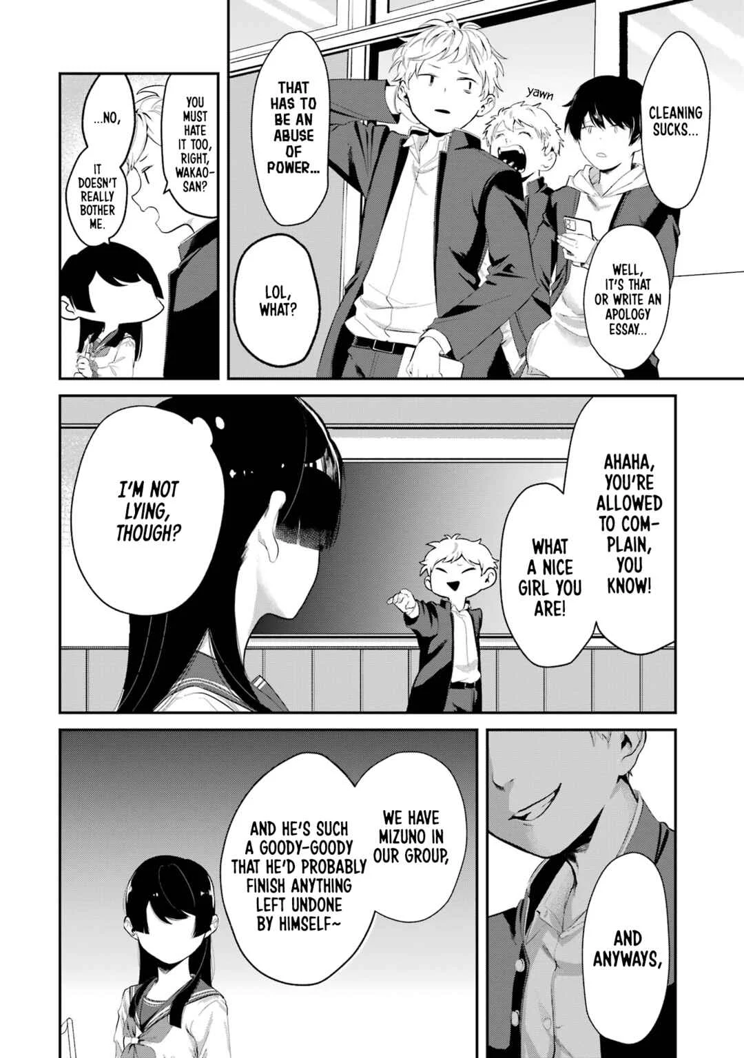 Tonari no Wakao-san wa Miesou de Mienai Chapter 4: Youth is cleaning? - Page 9