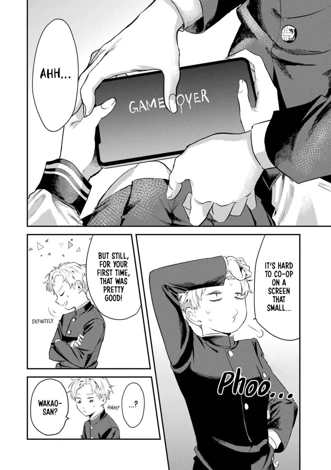 Tonari no Wakao-san wa Miesou de Mienai Chapter 5: Youth is after school? - Page 12