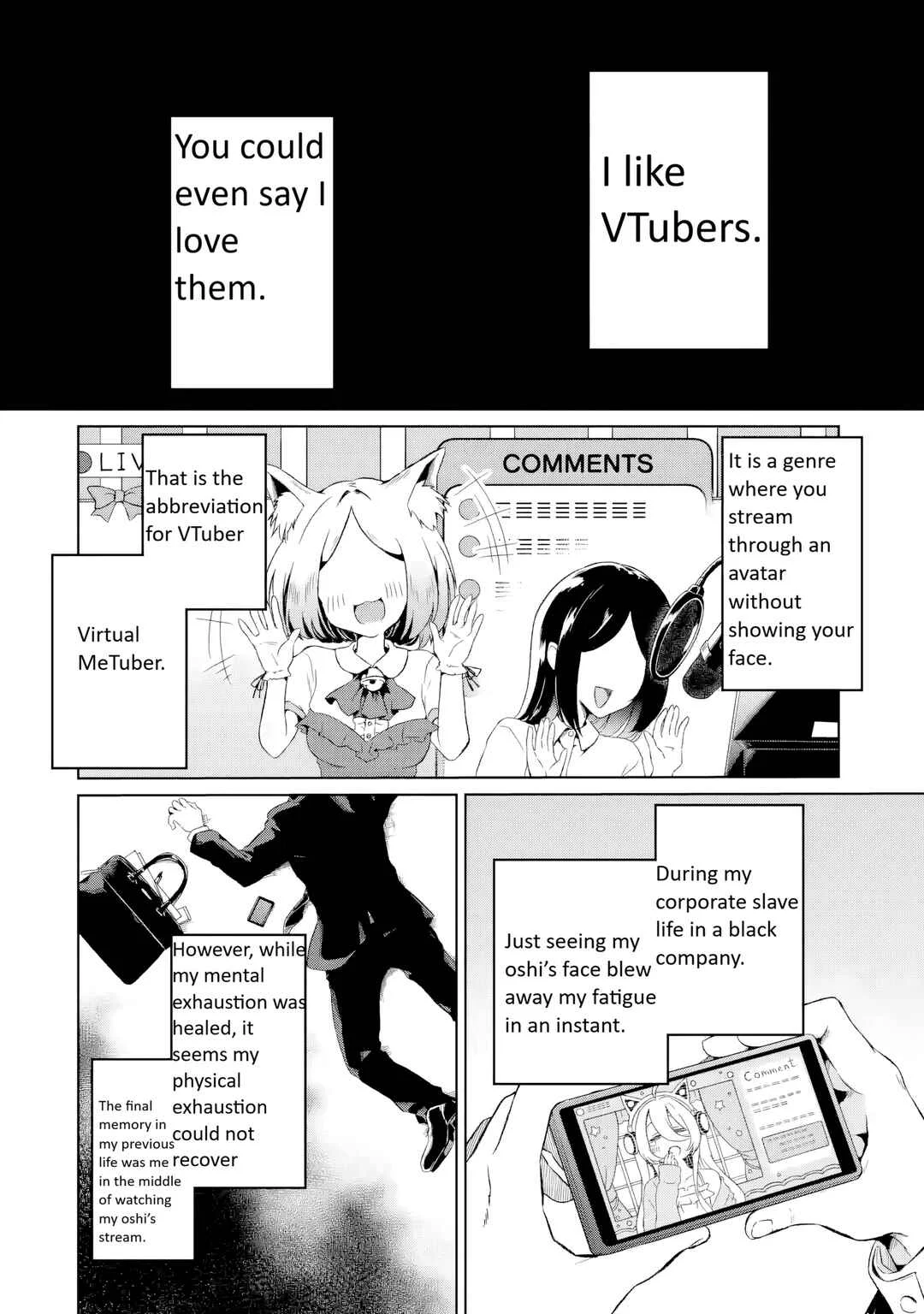 TS Tenseishita Watashi ga Shozokusuru VTuber Jimusho no Liver o Zenin Otoshi ni Iku Hanashi Chapter 1: The Birth of a TS Hardcore Yuri VTuber Fan Extremist - Page 2