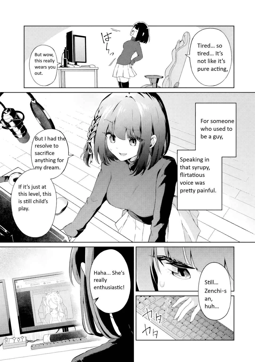 TS Tenseishita Watashi ga Shozokusuru VTuber Jimusho no Liver o Zenin Otoshi ni Iku Hanashi Chapter 1: The Birth of a TS Hardcore Yuri VTuber Fan Extremist - Page 24