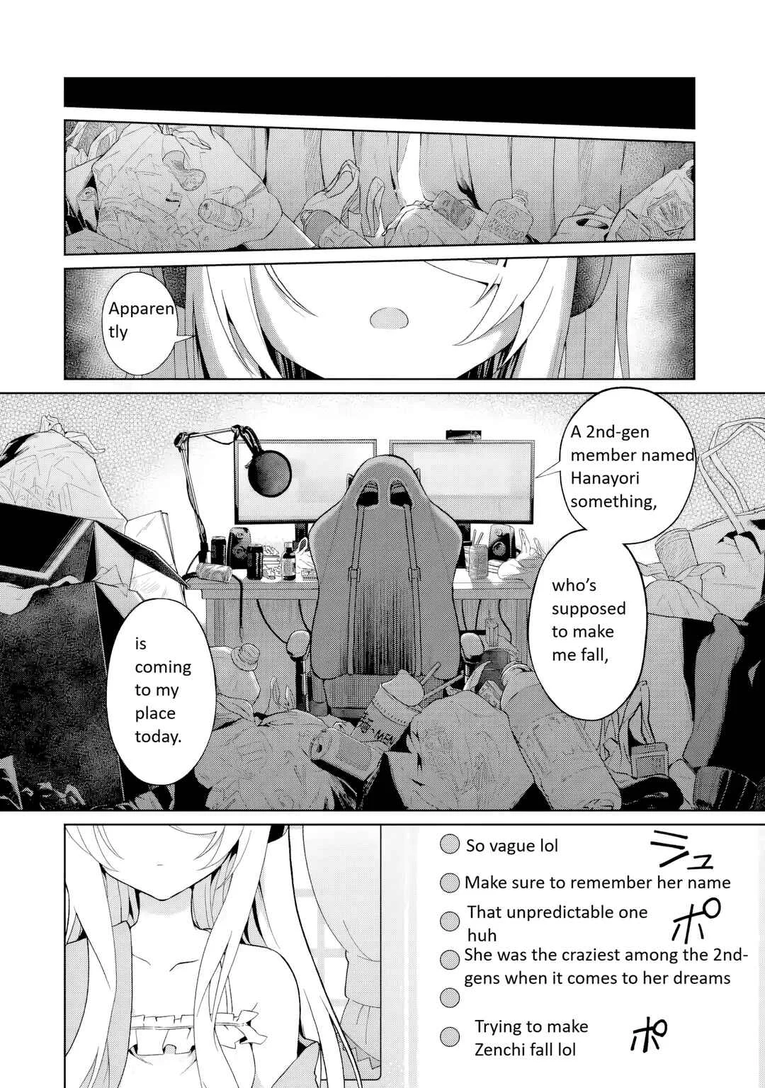 TS Tenseishita Watashi ga Shozokusuru VTuber Jimusho no Liver o Zenin Otoshi ni Iku Hanashi Chapter 1: The Birth of a TS Hardcore Yuri VTuber Fan Extremist - Page 31