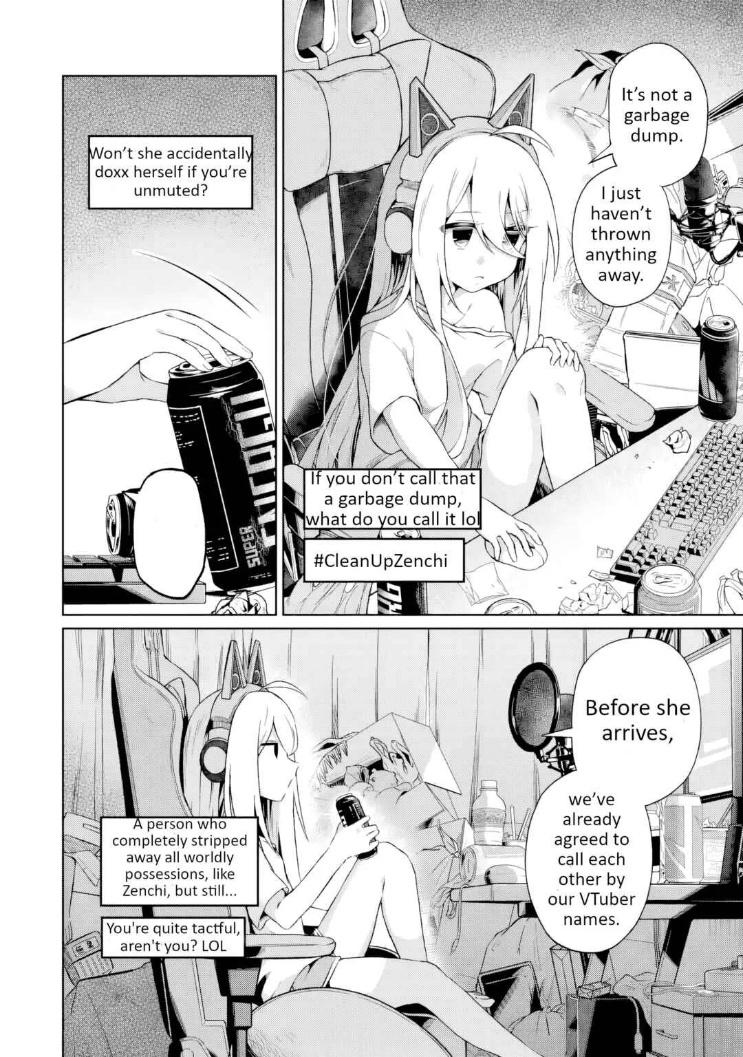 TS Tenseishita Watashi ga Shozokusuru VTuber Jimusho no Liver o Zenin Otoshi ni Iku Hanashi Chapter 2: Mesugaki (Bratty Girl) VTuber, Character Falling Apart, #HanayoriMama - Page 8