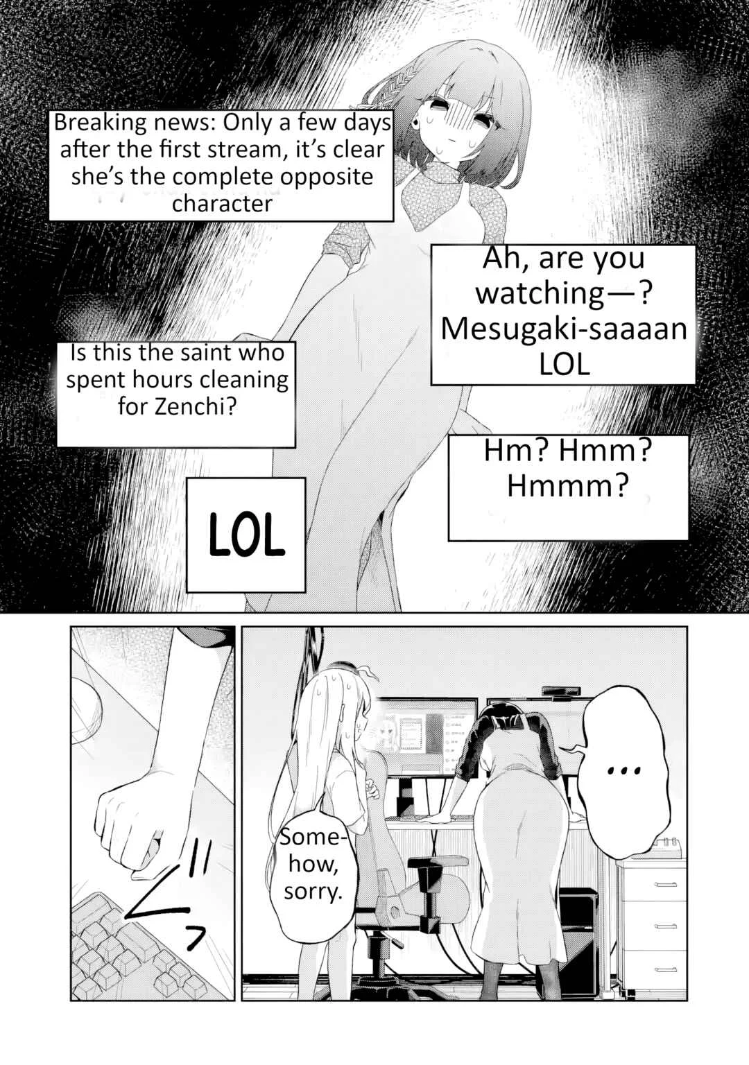 TS Tenseishita Watashi ga Shozokusuru VTuber Jimusho no Liver o Zenin Otoshi ni Iku Hanashi Chapter 2: Mesugaki (Bratty Girl) VTuber, Character Falling Apart, #HanayoriMama - Page 31