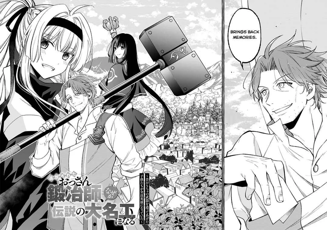 Tsuihou Sareta Ossan Kajishi, Nazeka Densetsu no Daimyouko ni Naru ~Mukashi Omocha no Buki o Tsukutteageta Kodomotachi ga Zenin Eiyuu ni Natteita~ Chapter 1 - Page 3