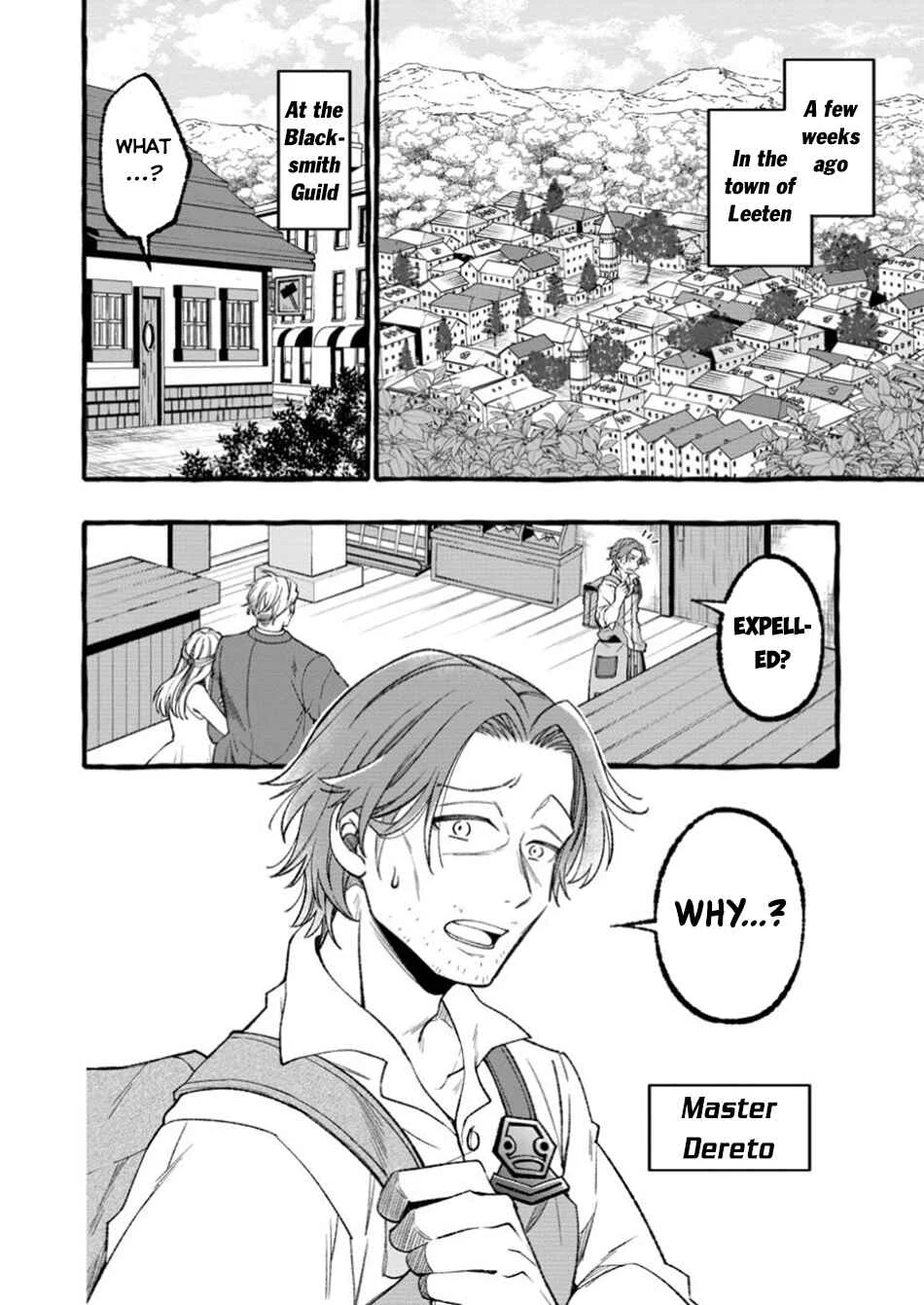 Tsuihou Sareta Ossan Kajishi, Nazeka Densetsu no Daimyouko ni Naru ~Mukashi Omocha no Buki o Tsukutteageta Kodomotachi ga Zenin Eiyuu ni Natteita~ Chapter 1 - Page 4