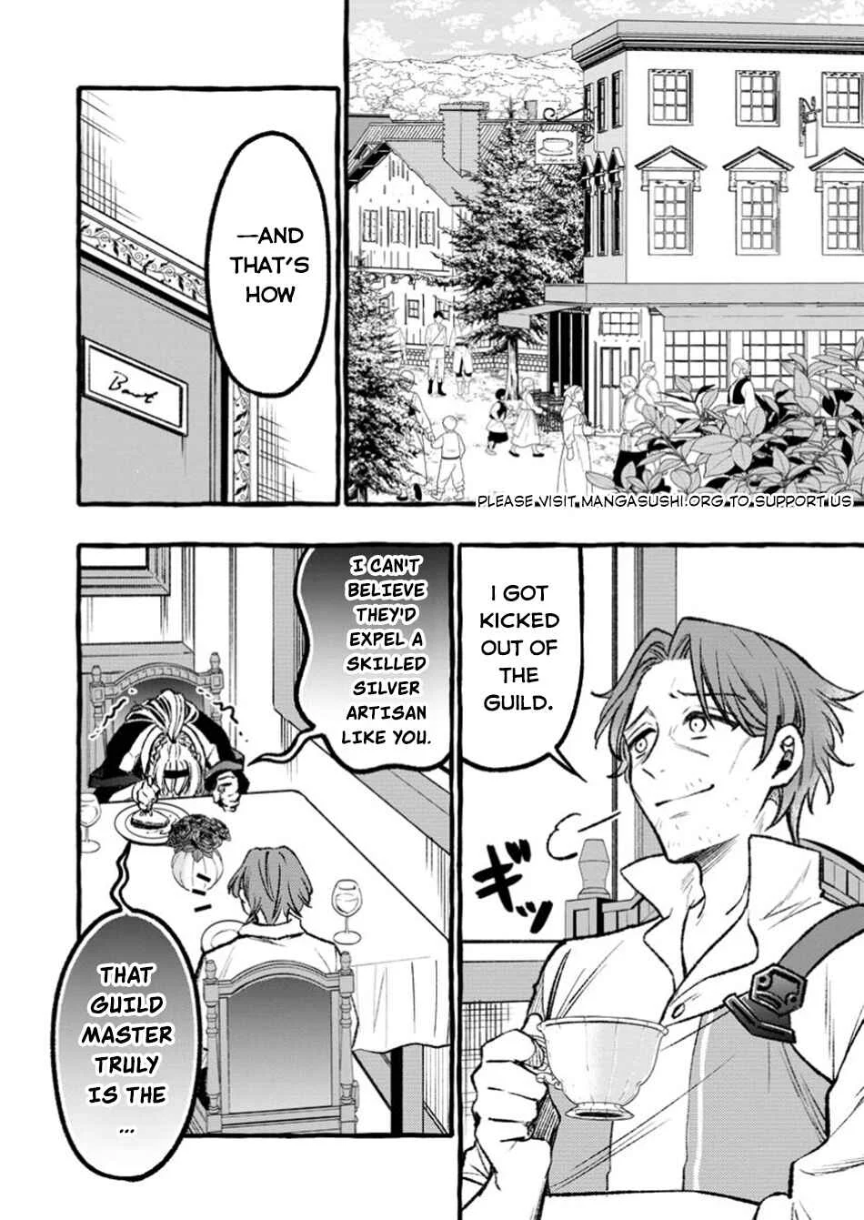 Tsuihou Sareta Ossan Kajishi, Nazeka Densetsu no Daimyouko ni Naru ~Mukashi Omocha no Buki o Tsukutteageta Kodomotachi ga Zenin Eiyuu ni Natteita~ Chapter 2.2 - Page 11