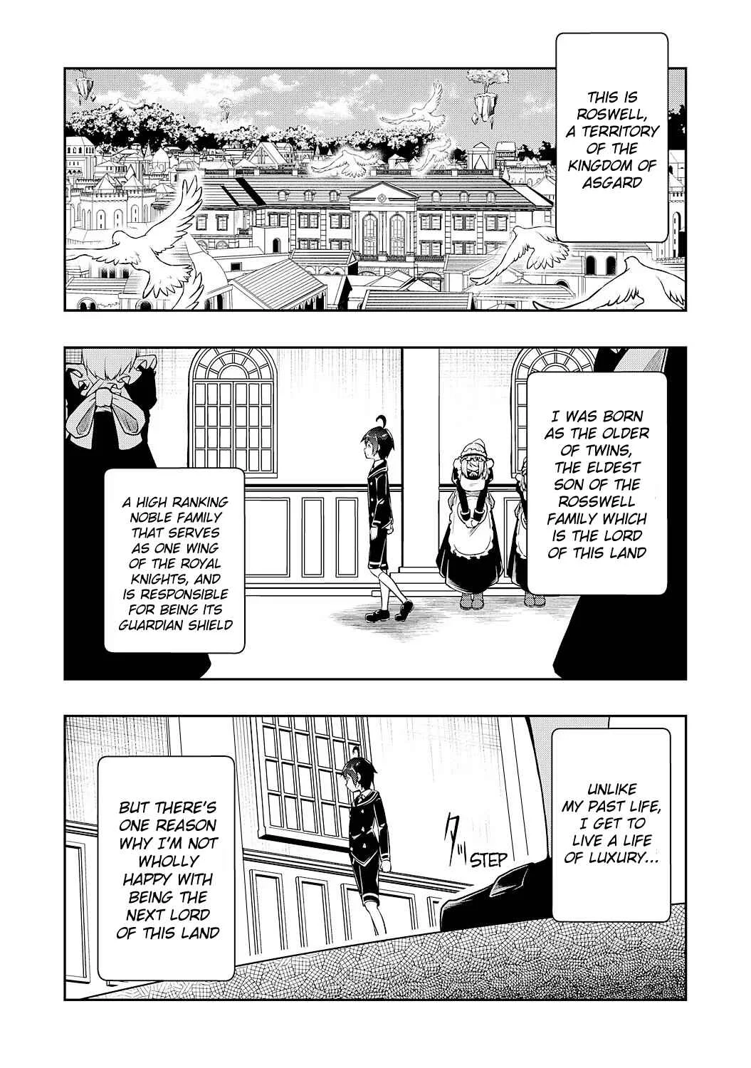 Tsuihousareta Tensei Kizoku, Hazure Skill de Naisei Muso ~Kimama ni Ryouchi Uneisuru Hazu ga, Sukiru "Gacha" no Okage de Saikyou Ryouchi wo Tsukuriagete Shimattaru~ Chapter 1 - Page 19