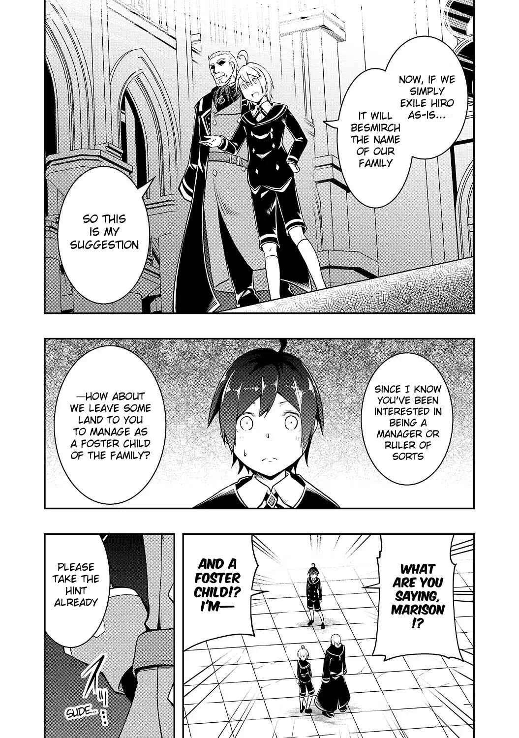 Tsuihousareta Tensei Kizoku, Hazure Skill de Naisei Muso ~Kimama ni Ryouchi Uneisuru Hazu ga, Sukiru "Gacha" no Okage de Saikyou Ryouchi wo Tsukuriagete Shimattaru~ Chapter 1 - Page 38