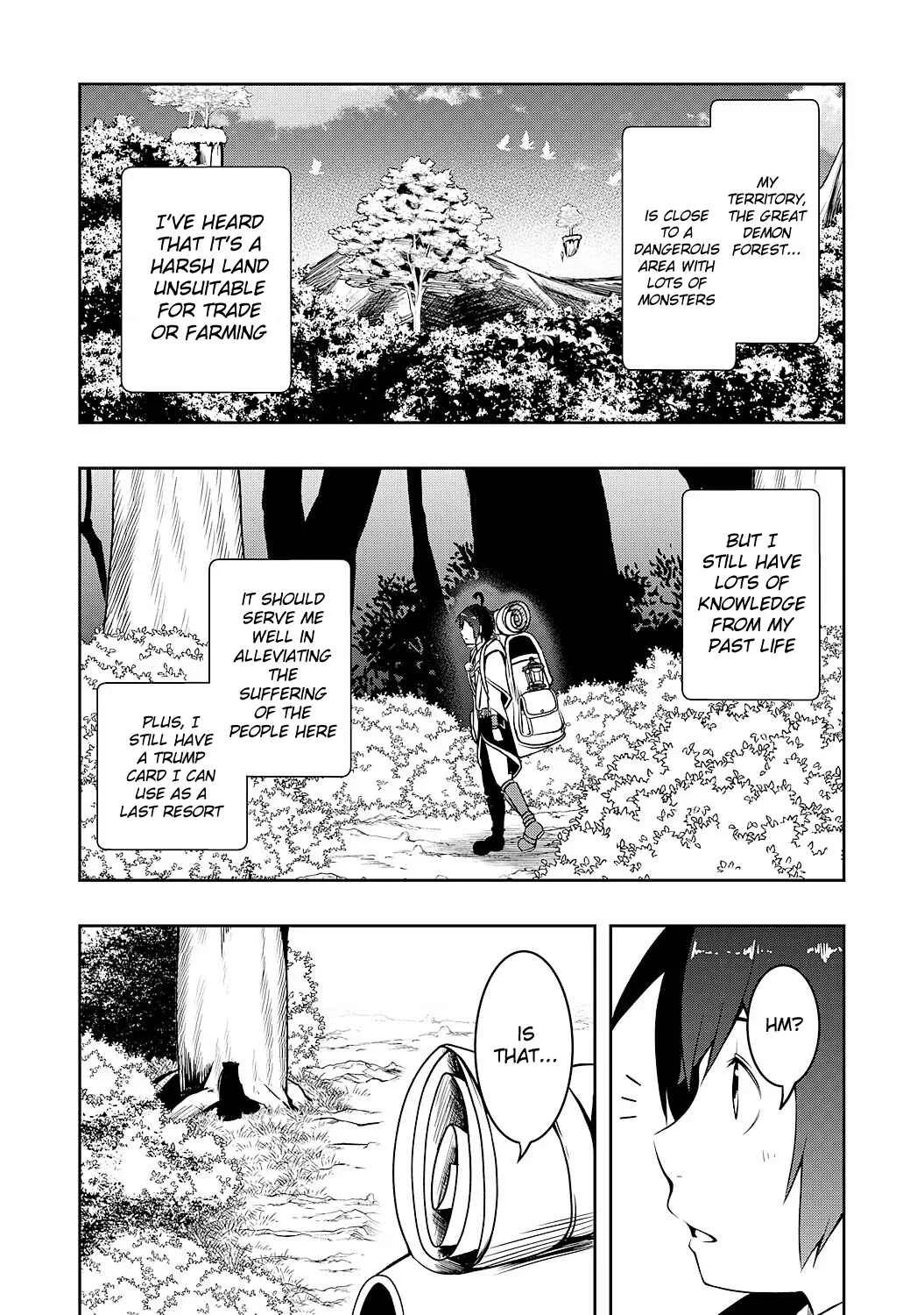 Tsuihousareta Tensei Kizoku, Hazure Skill de Naisei Muso ~Kimama ni Ryouchi Uneisuru Hazu ga, Sukiru "Gacha" no Okage de Saikyou Ryouchi wo Tsukuriagete Shimattaru~ Chapter 2 - Page 3
