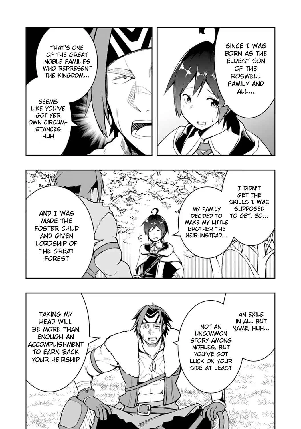 Tsuihousareta Tensei Kizoku, Hazure Skill de Naisei Muso ~Kimama ni Ryouchi Uneisuru Hazu ga, Sukiru "Gacha" no Okage de Saikyou Ryouchi wo Tsukuriagete Shimattaru~ Chapter 4 - Page 21