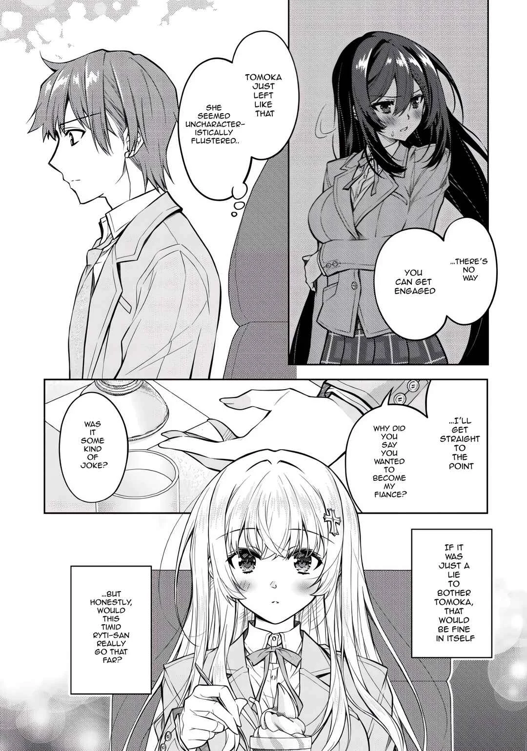 Tsundere Hokuou Bishoujo no Classmate ga, Kon'yakusha ni natta Totan ni Dere Ippentou ni Natteshimatta Ken ni tsuite Chapter 2: Why I want to be your fiance - Page 7