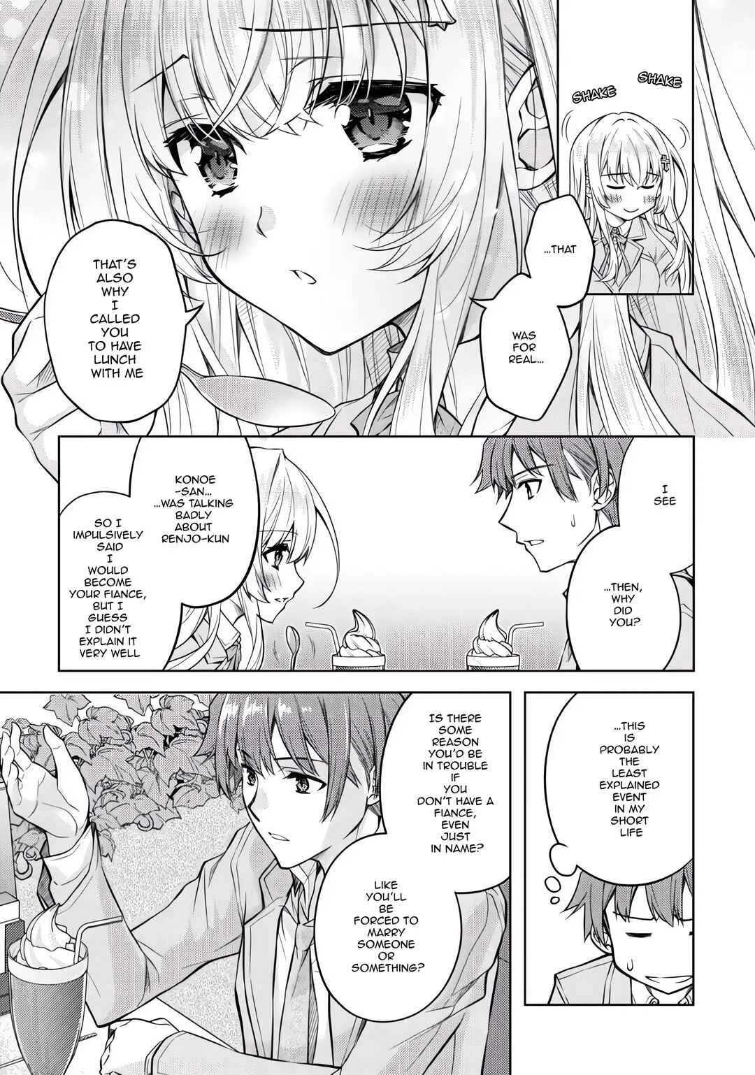 Tsundere Hokuou Bishoujo no Classmate ga, Kon'yakusha ni natta Totan ni Dere Ippentou ni Natteshimatta Ken ni tsuite Chapter 2: Why I want to be your fiance - Page 8