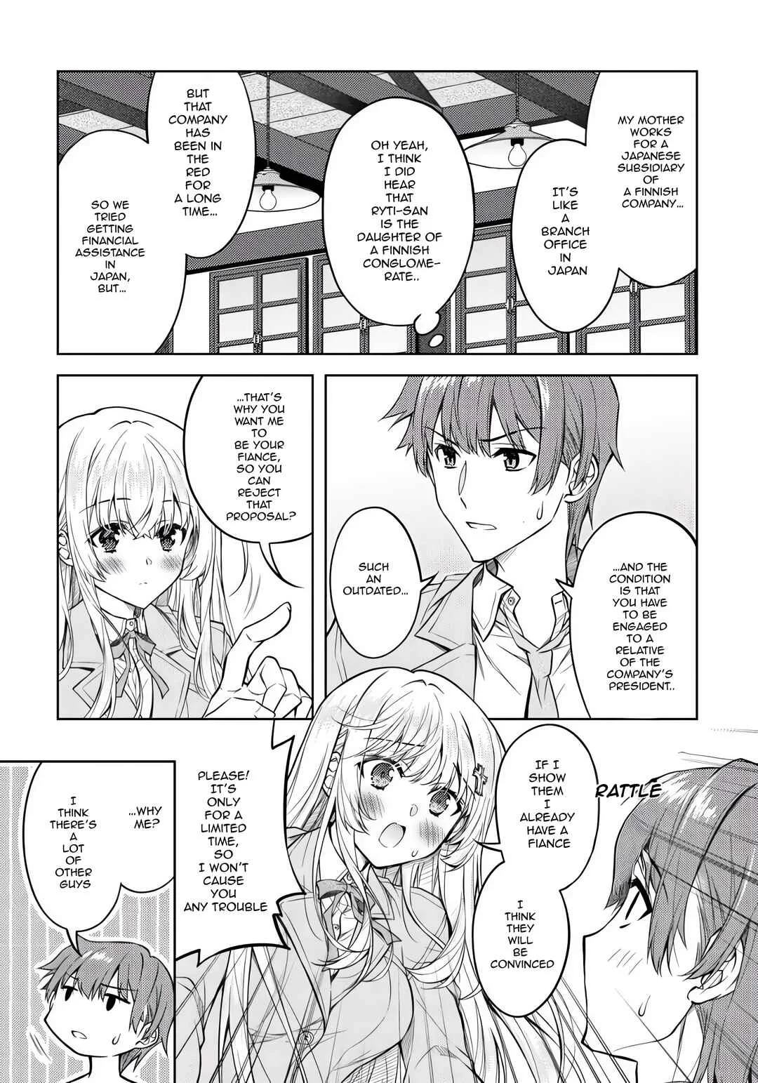 Tsundere Hokuou Bishoujo no Classmate ga, Kon'yakusha ni natta Totan ni Dere Ippentou ni Natteshimatta Ken ni tsuite Chapter 2: Why I want to be your fiance - Page 10