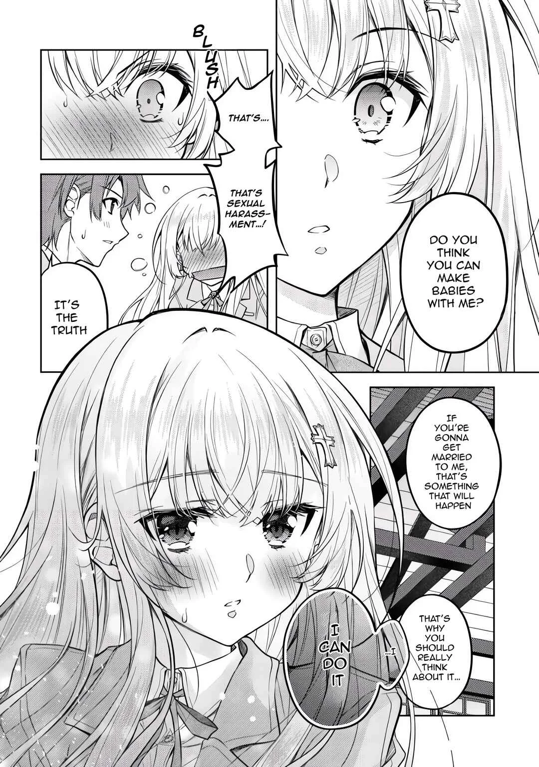 Tsundere Hokuou Bishoujo no Classmate ga, Kon'yakusha ni natta Totan ni Dere Ippentou ni Natteshimatta Ken ni tsuite Chapter 3: You Said You Wanted to Have a Child with Me! - Page 3
