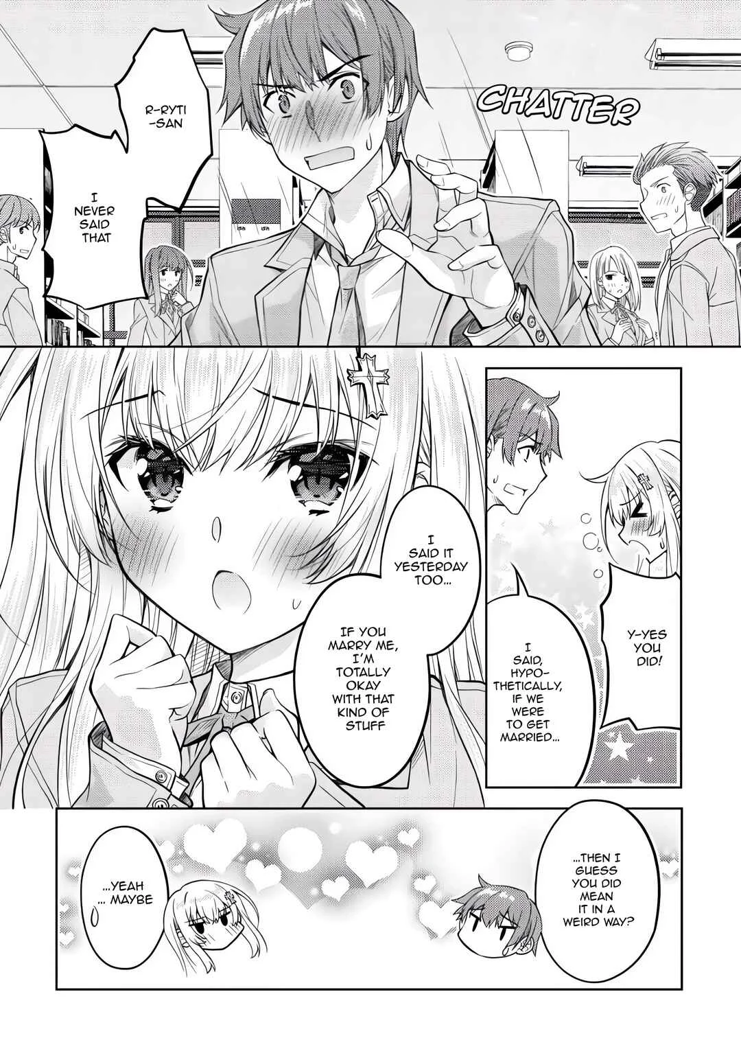 Tsundere Hokuou Bishoujo no Classmate ga, Kon'yakusha ni natta Totan ni Dere Ippentou ni Natteshimatta Ken ni tsuite Chapter 3: You Said You Wanted to Have a Child with Me! - Page 17