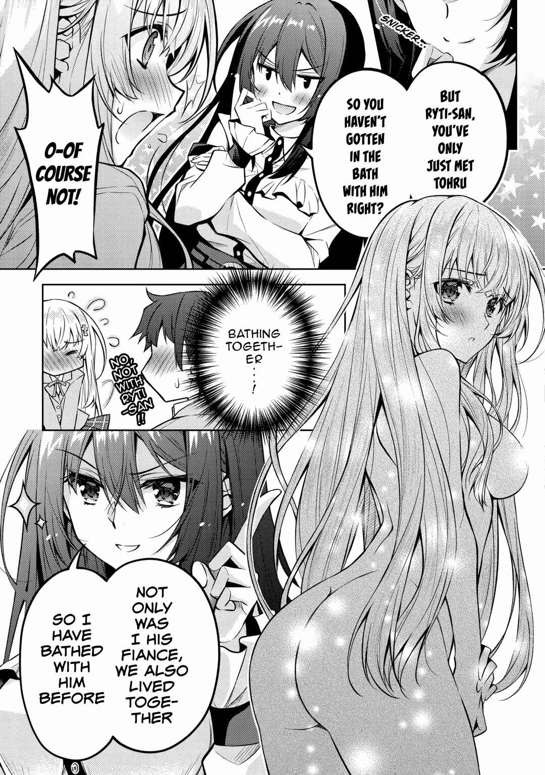Tsundere Hokuou Bishoujo no Classmate ga, Kon'yakusha ni natta Totan ni Dere Ippentou ni Natteshimatta Ken ni tsuite Chapter 5: I wouldn’t mind if Renjo-kun did anything to me - Page 5