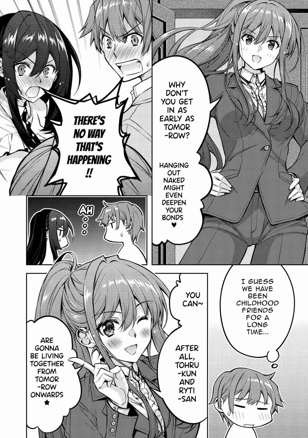 Tsundere Hokuou Bishoujo no Classmate ga, Kon'yakusha ni natta Totan ni Dere Ippentou ni Natteshimatta Ken ni tsuite Chapter 5: I wouldn’t mind if Renjo-kun did anything to me - Page 8