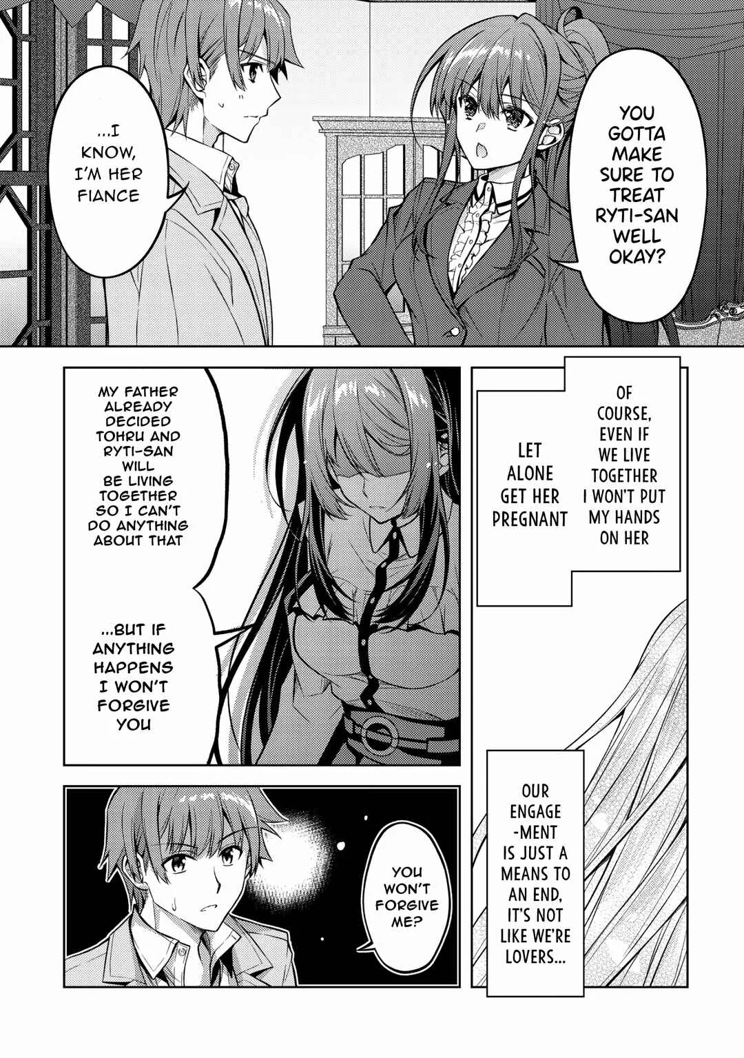 Tsundere Hokuou Bishoujo no Classmate ga, Kon'yakusha ni natta Totan ni Dere Ippentou ni Natteshimatta Ken ni tsuite Chapter 5: I wouldn’t mind if Renjo-kun did anything to me - Page 16