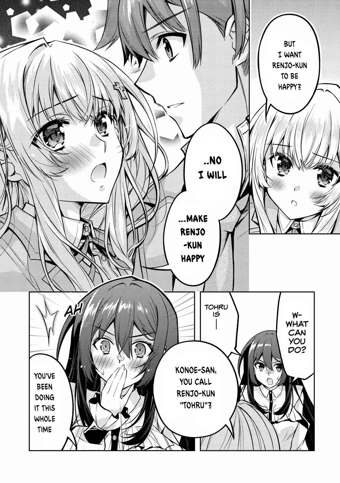 Tsundere Hokuou Bishoujo no Classmate ga, Kon'yakusha ni natta Totan ni Dere Ippentou ni Natteshimatta Ken ni tsuite Chapter 5: I wouldn’t mind if Renjo-kun did anything to me - Page 18