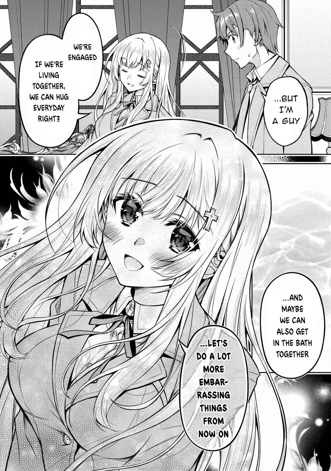 Tsundere Hokuou Bishoujo no Classmate ga, Kon'yakusha ni natta Totan ni Dere Ippentou ni Natteshimatta Ken ni tsuite Chapter 5: I wouldn’t mind if Renjo-kun did anything to me - Page 23