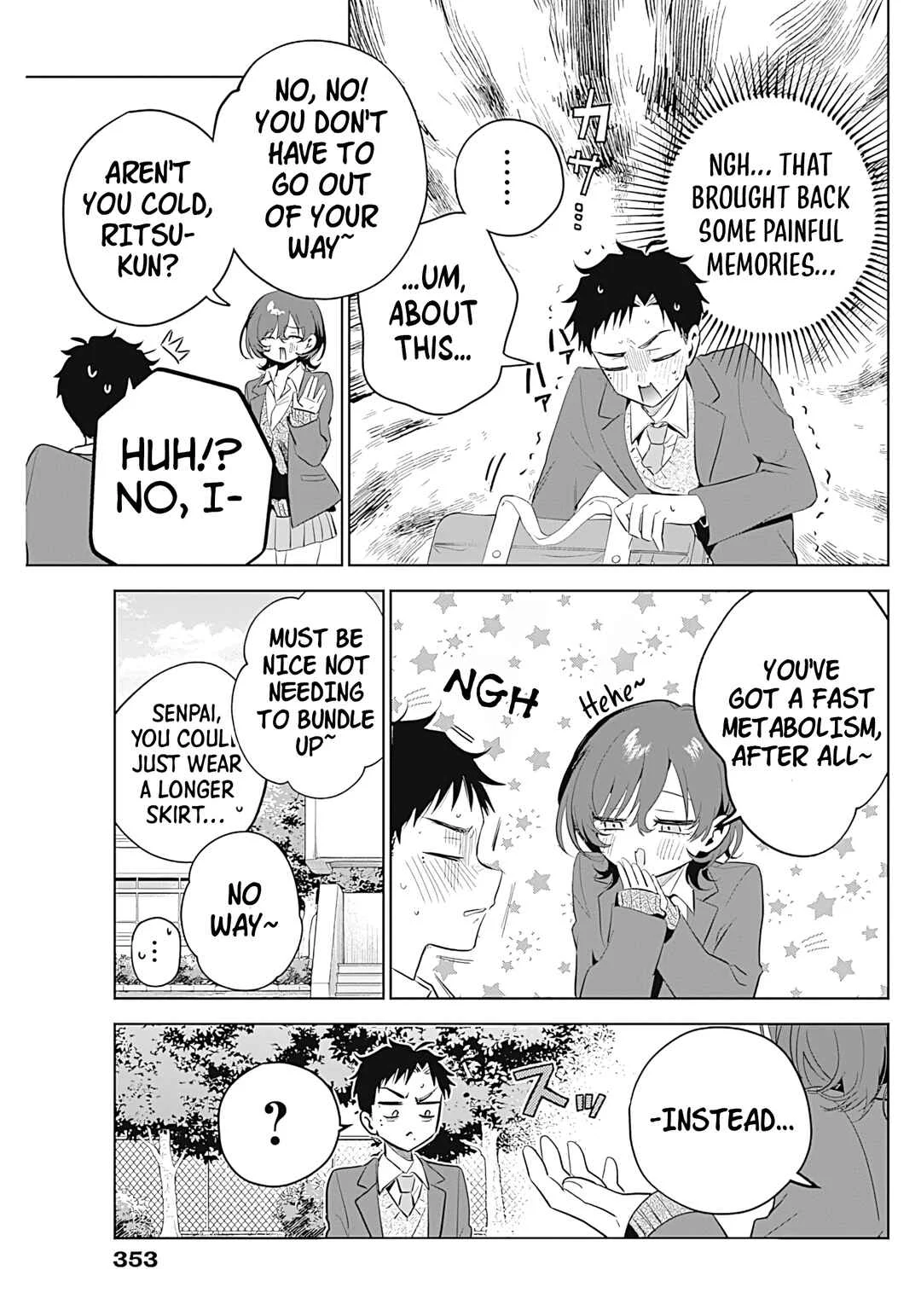 Tsuzura-senpai wa Motokano dakara Chapter 2: My Ex and Body Heat - Page 12