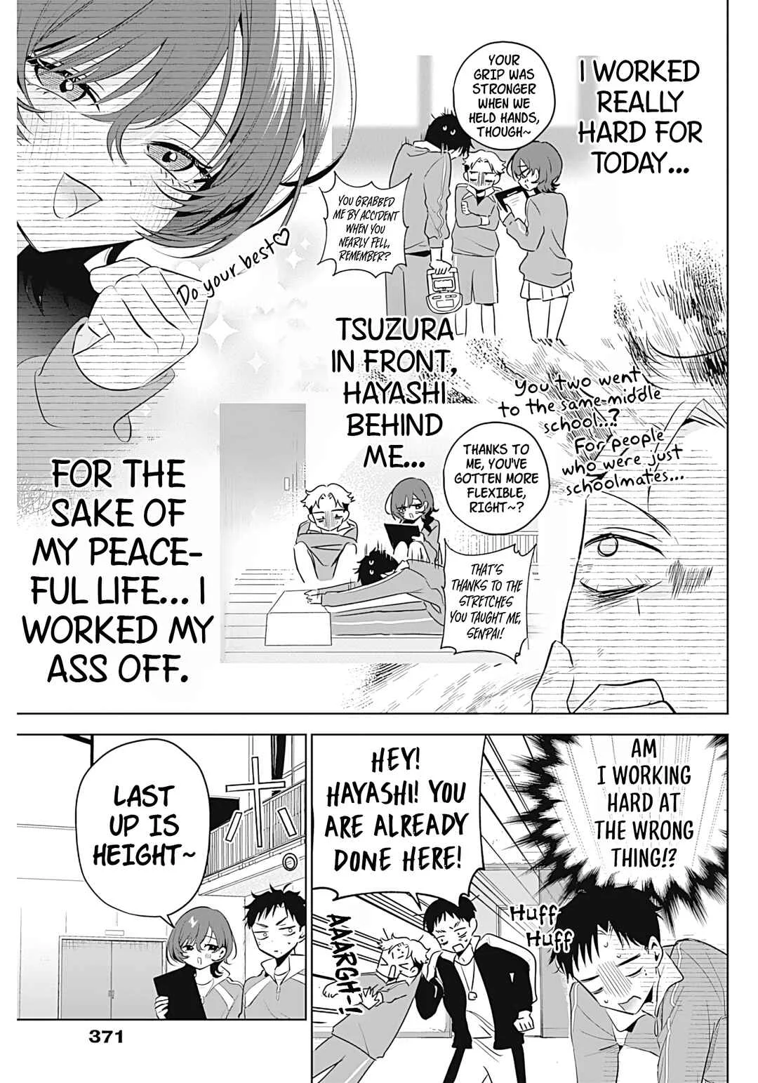 Tsuzura-senpai wa Motokano dakara Chapter 3: My Ex and Our Height Difference - Page 9