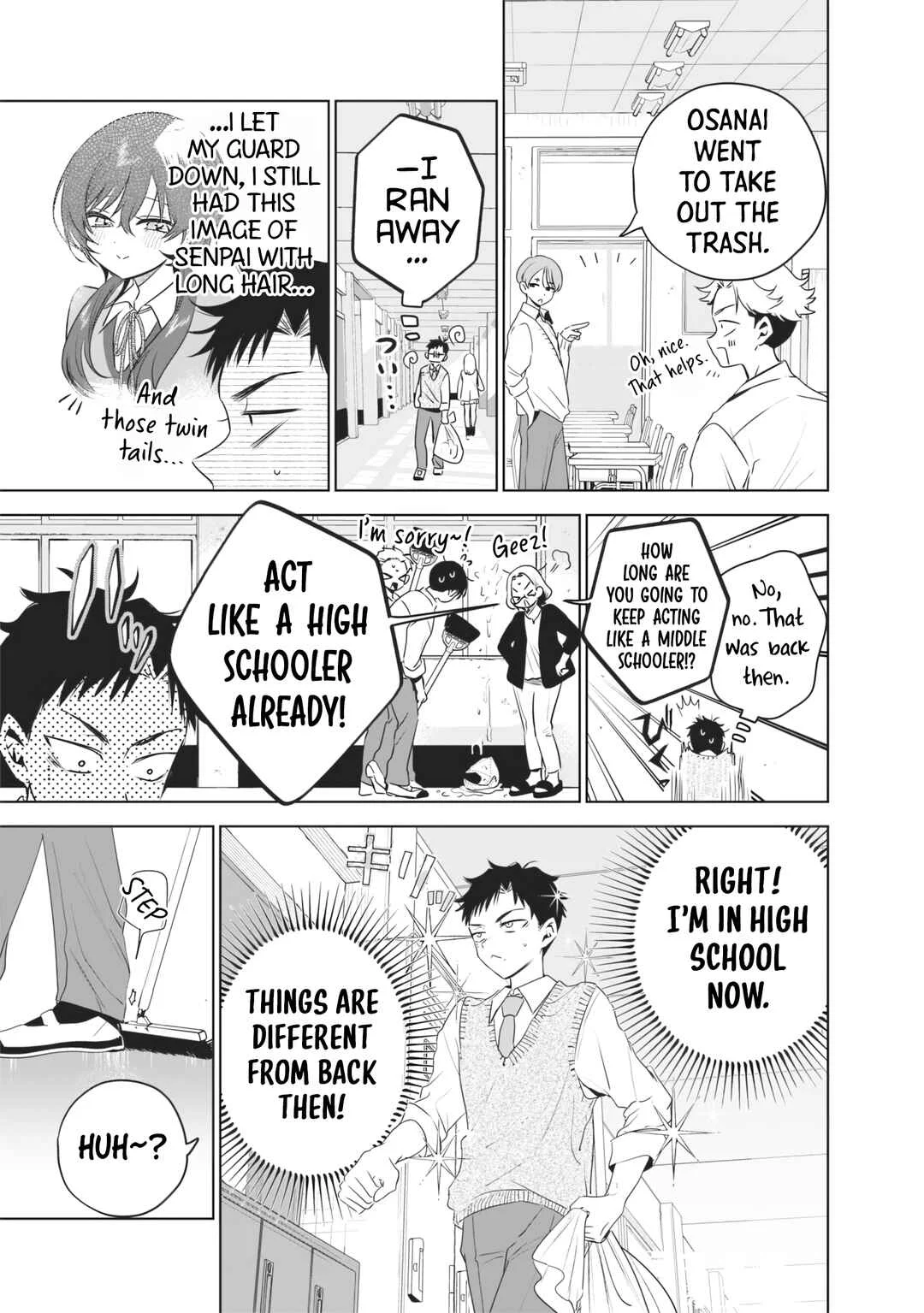 Tsuzura-senpai wa Motokano dakara Chapter 4: My Ex and Her Hairstyle - Page 3