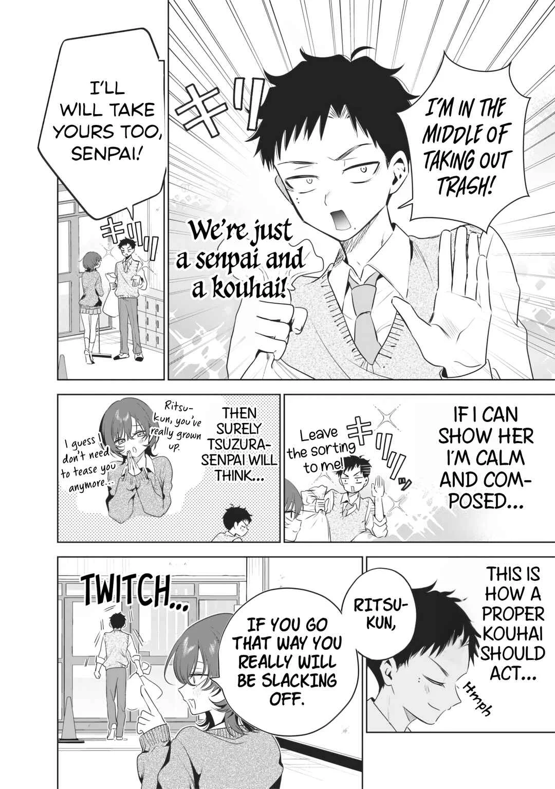 Tsuzura-senpai wa Motokano dakara Chapter 4: My Ex and Her Hairstyle - Page 5