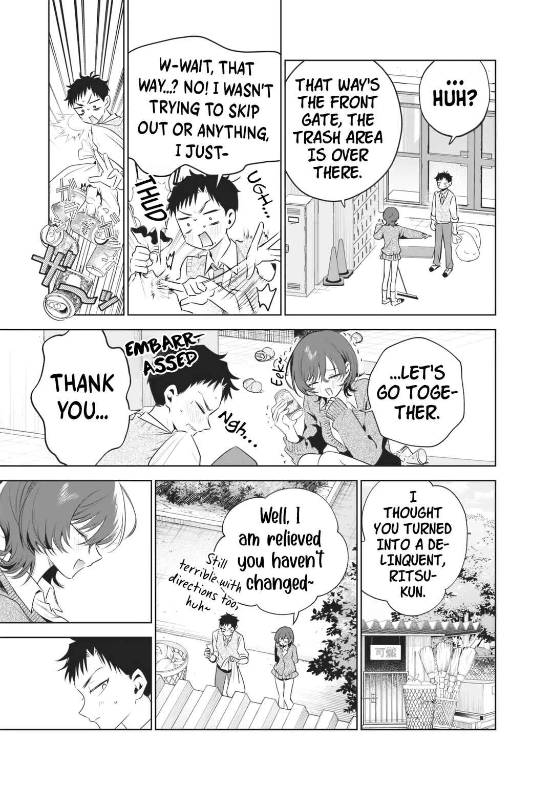 Tsuzura-senpai wa Motokano dakara Chapter 4: My Ex and Her Hairstyle - Page 6