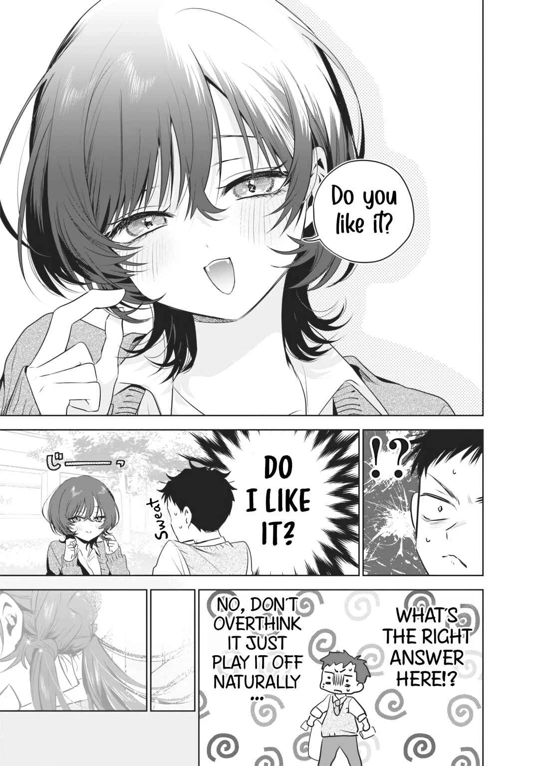 Tsuzura-senpai wa Motokano dakara Chapter 4: My Ex and Her Hairstyle - Page 8