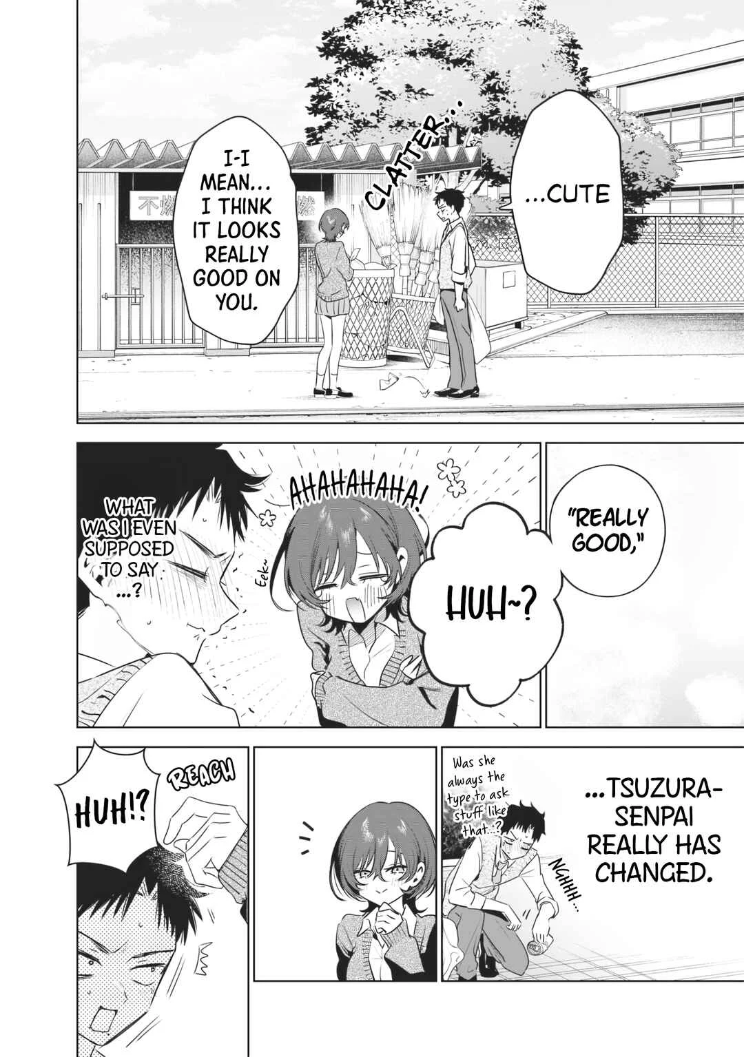 Tsuzura-senpai wa Motokano dakara Chapter 4: My Ex and Her Hairstyle - Page 11
