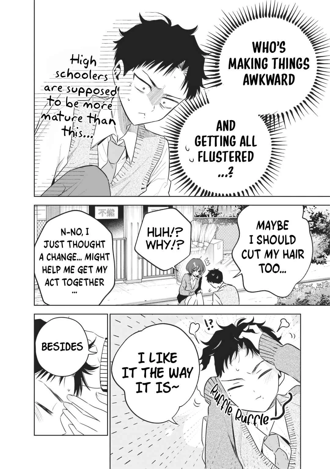 Tsuzura-senpai wa Motokano dakara Chapter 4: My Ex and Her Hairstyle - Page 13