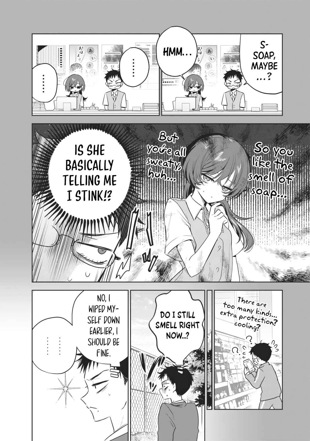 Tsuzura-senpai wa Motokano dakara Chapter 5: My Ex and Sweat - Page 8