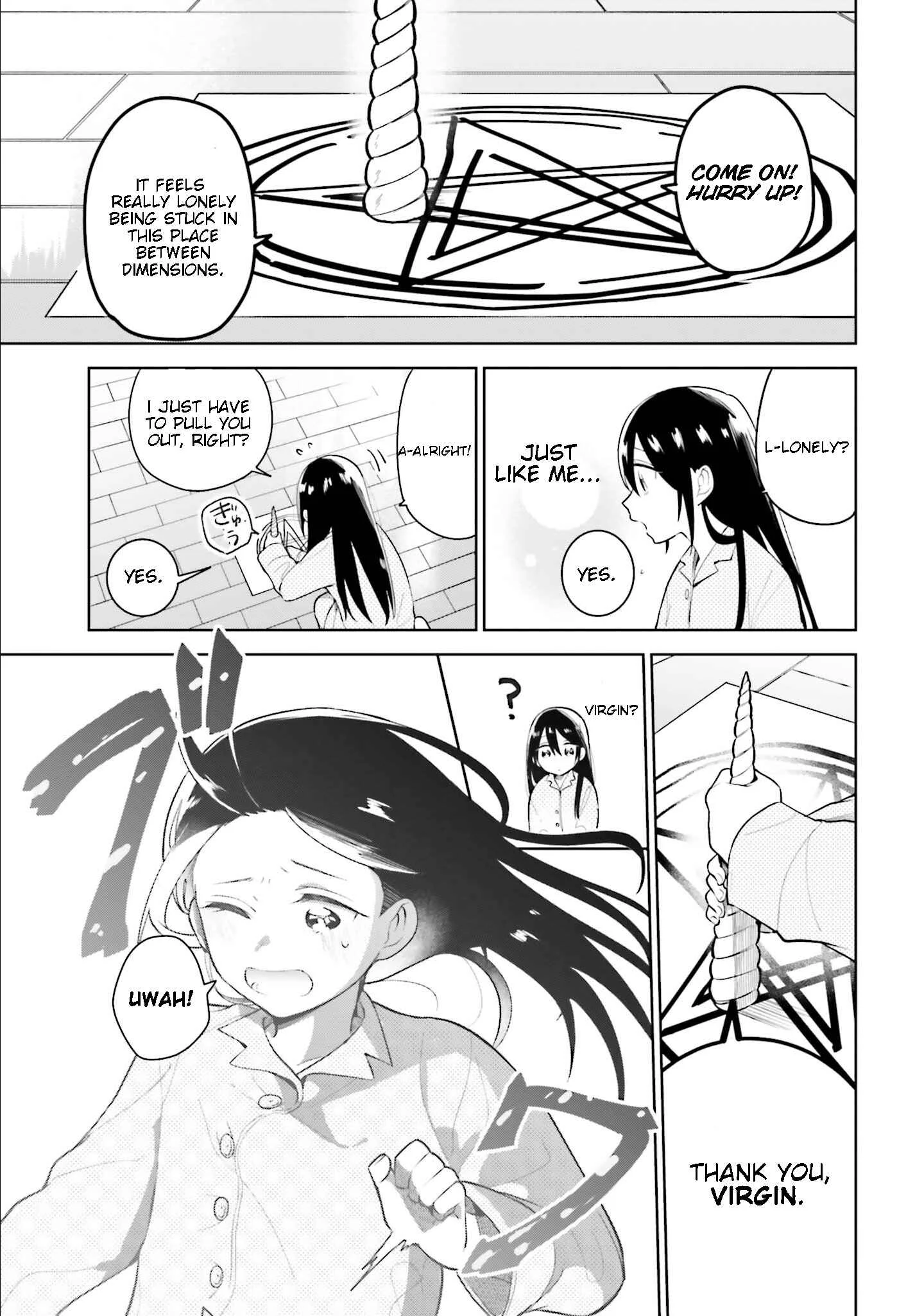 Unicorn to Sabishi-gari ya Shoujo Chapter 1.1: The Perverted Unicorn and the Super Lonely Girl Part 1 - Page 9