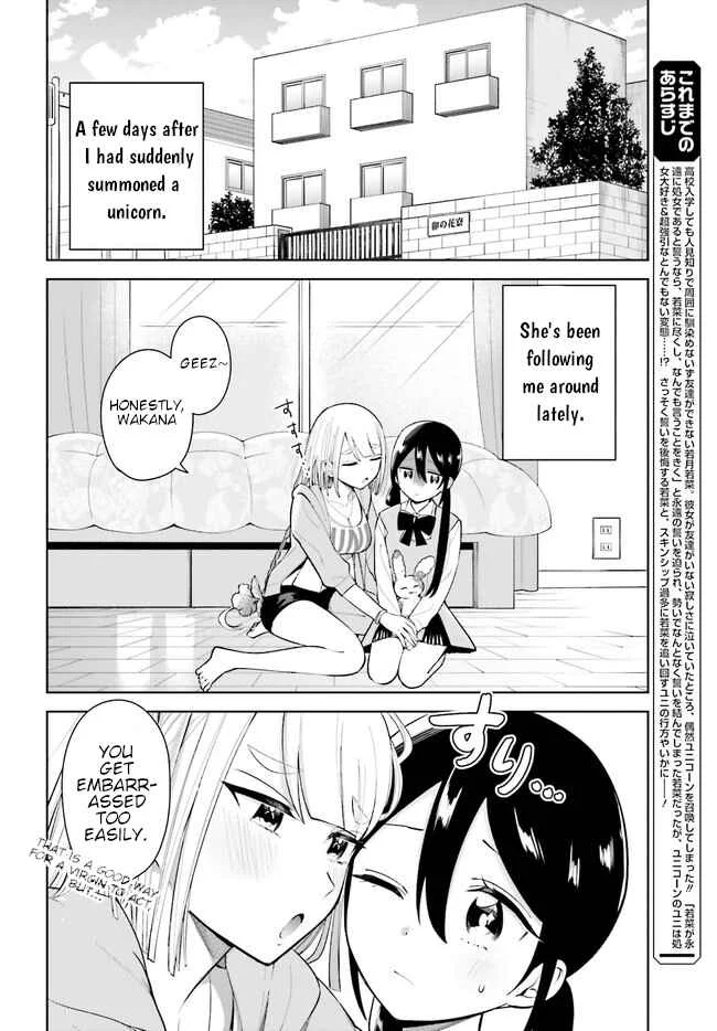 Unicorn to Sabishi-gari ya Shoujo Chapter 2.1: It's That Naked Buddies Thing, Right<3 Part 1 - Page 4