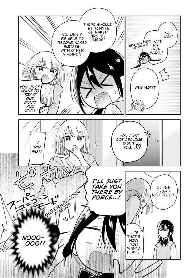 Unicorn to Sabishi-gari ya Shoujo Chapter 2.1: It's That Naked Buddies Thing, Right<3 Part 1 - Page 9