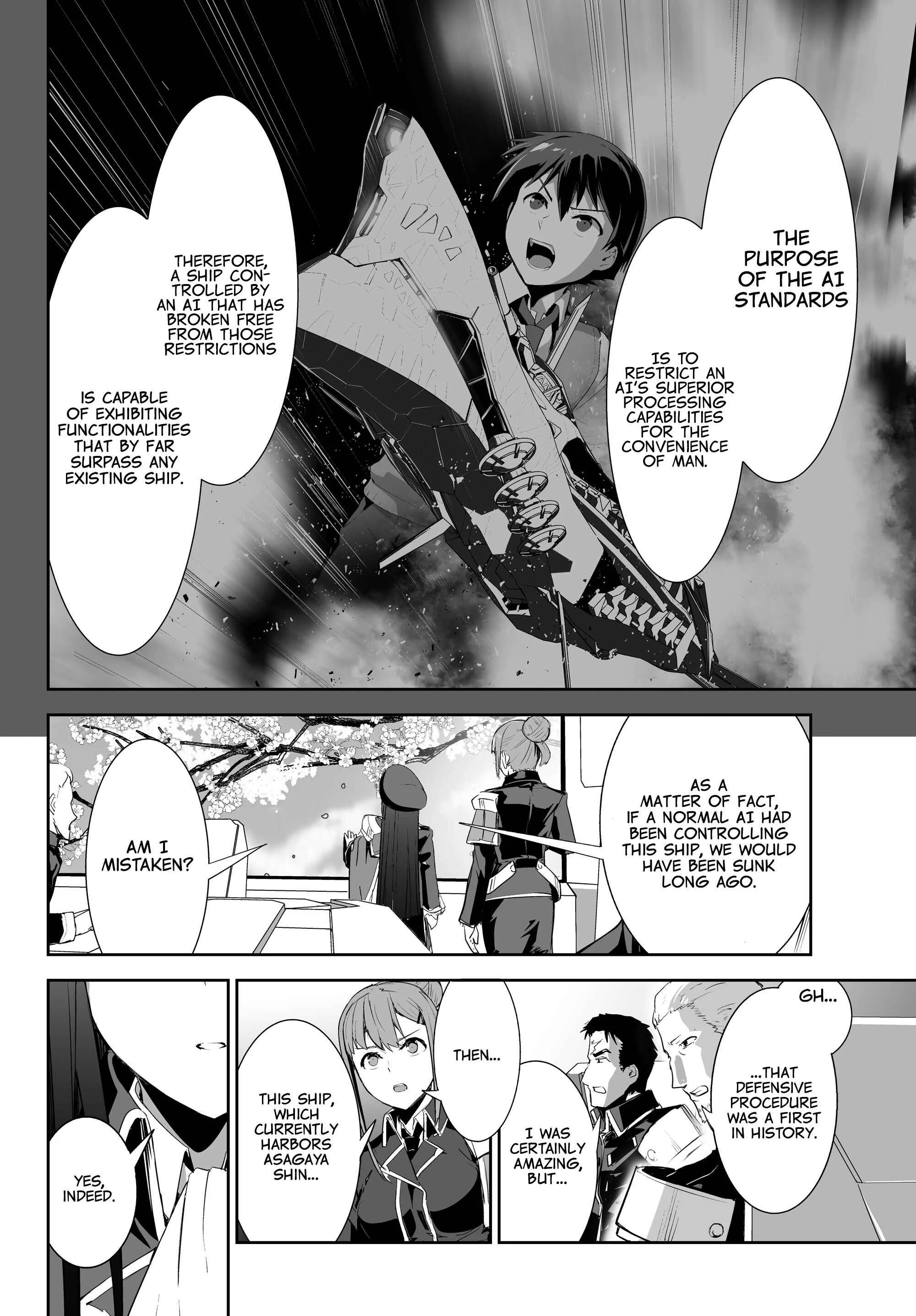 Unparalleled Path - Reincarnated as the AI for a Space Battleship Chapter 2: Reminiscence Course - Page 23