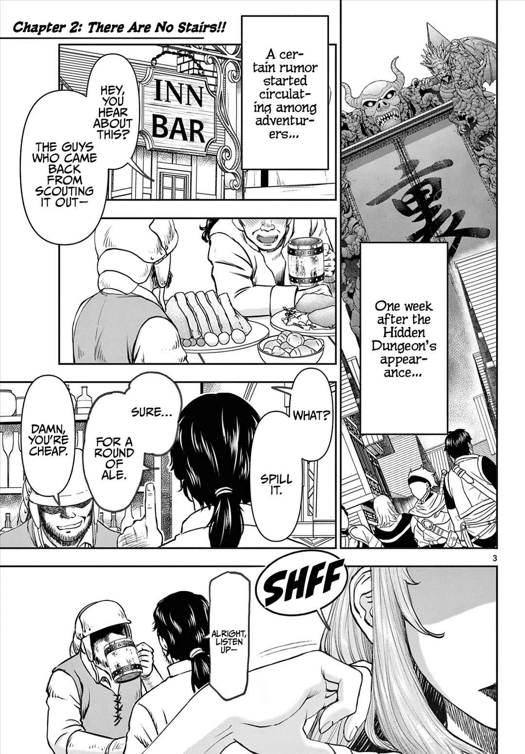 Ura Dungeon Okusan Chapter 2: There Are No Stairs!! - Page 4