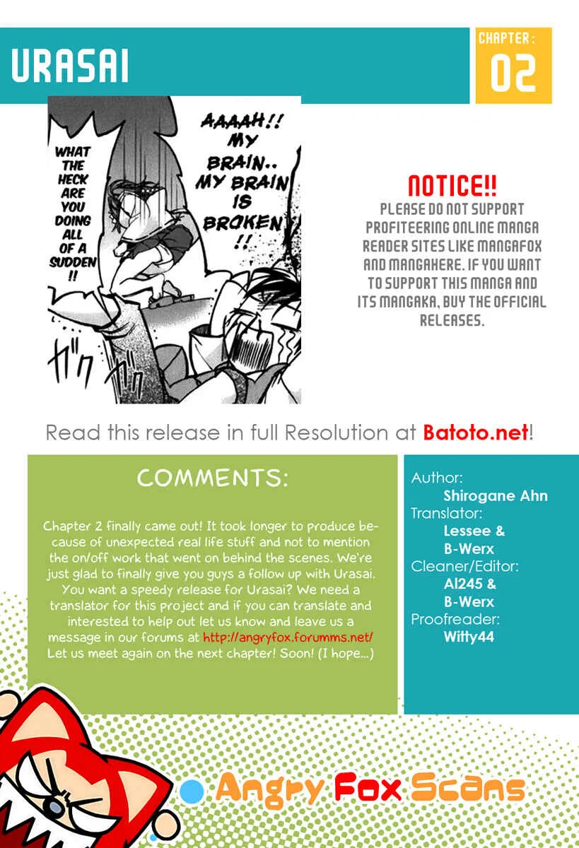 Urasai Chapter 2: Clear Weather! But a Metaphysical Dream in Broad Daylight is What I See… - Page 27