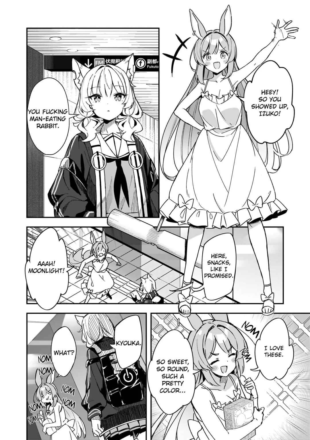 Usagi wa Kaku Katariki Chapter 1: The Man-Eating Rabbit and the Wolf - Page 8
