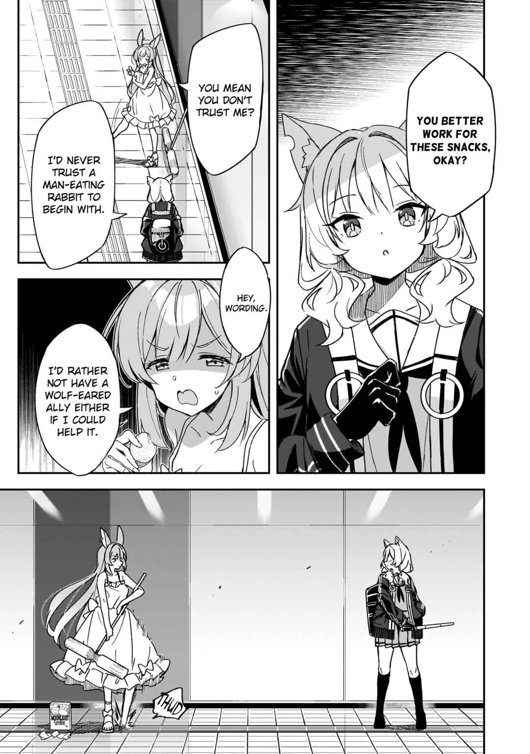 Usagi wa Kaku Katariki Chapter 1: The Man-Eating Rabbit and the Wolf - Page 9