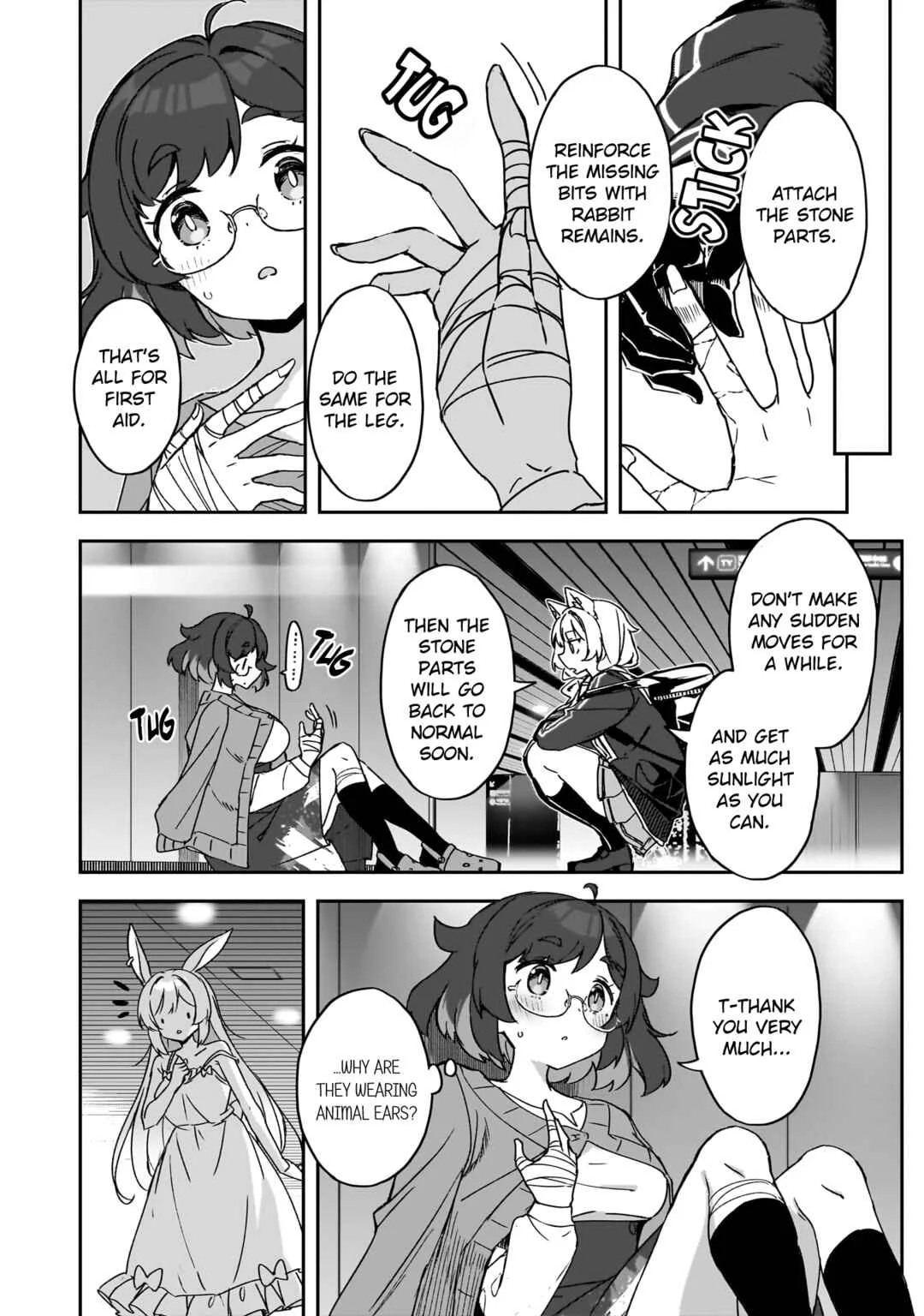 Usagi wa Kaku Katariki Chapter 2: Construction Rabbit - Page 12