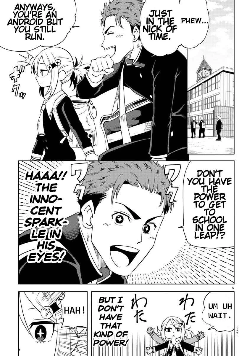 Usotsuki Android Chapter 4: Getting to School in One Leap - Page 5