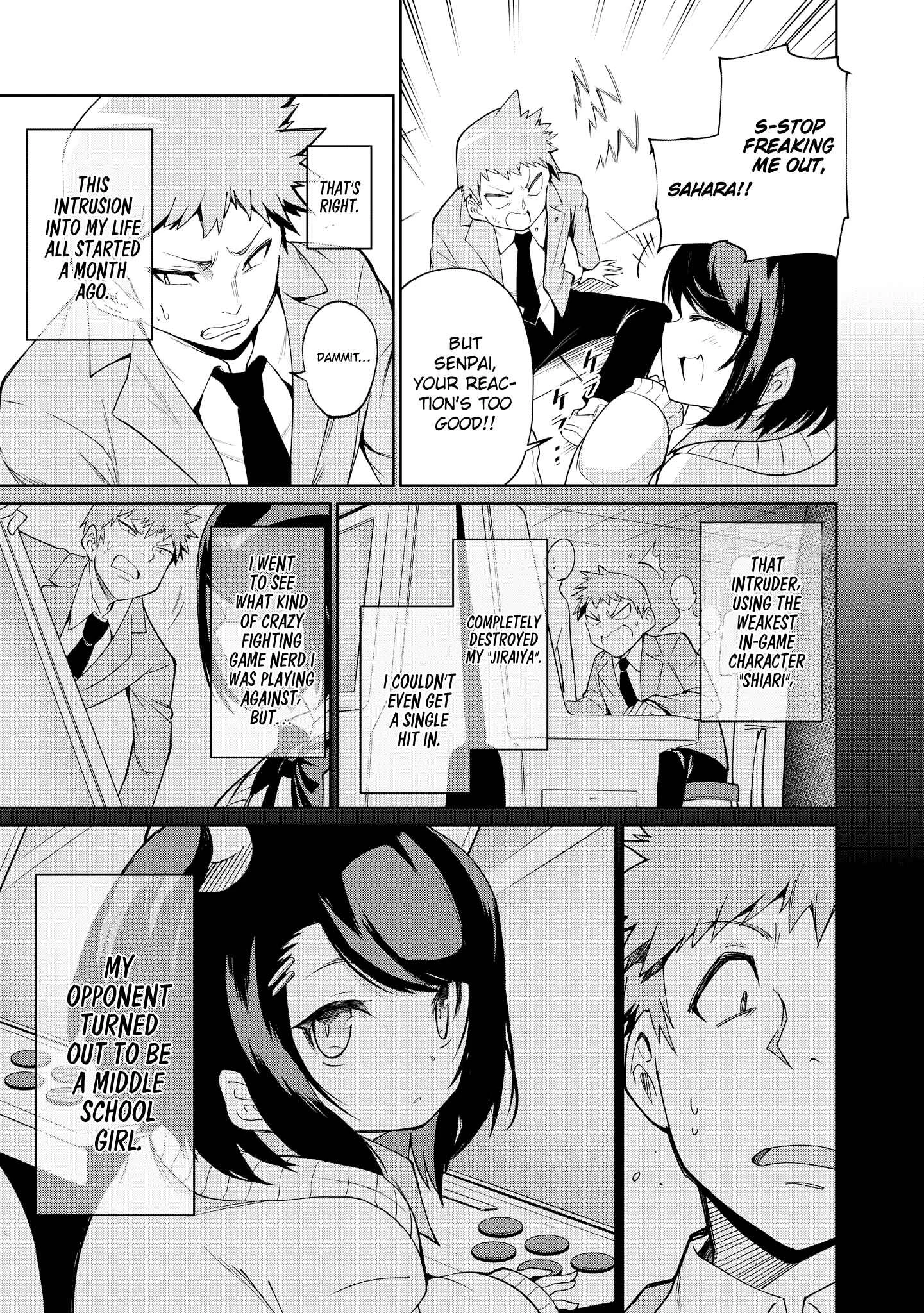 Uza Kawaii Kouhai to Ichaicha suru dake no Anthology Comic Chapter 3: Sahara Won't Lose Today Either! - Page 3
