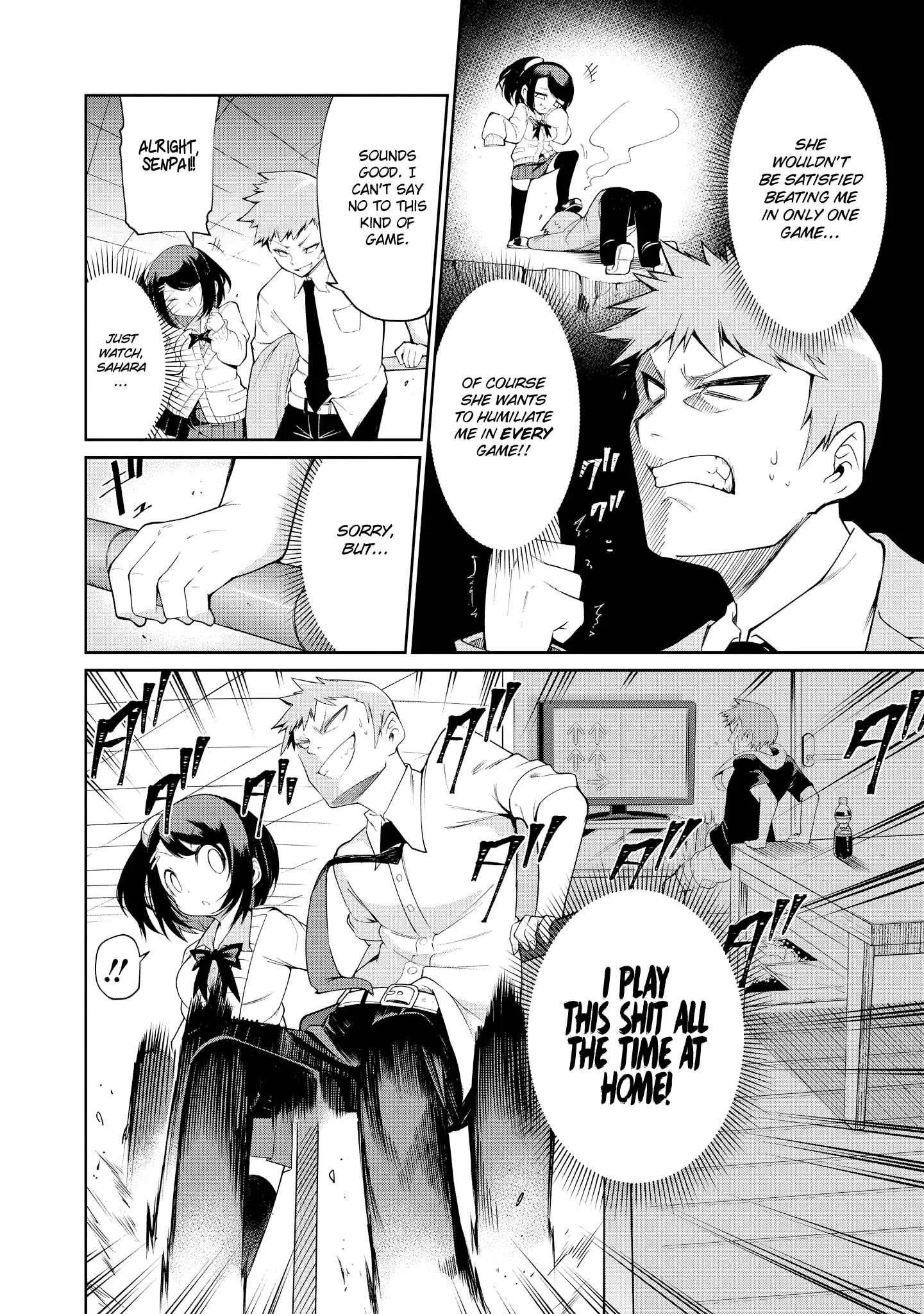 Uza Kawaii Kouhai to Ichaicha suru dake no Anthology Comic Chapter 3: Sahara Won't Lose Today Either! - Page 8