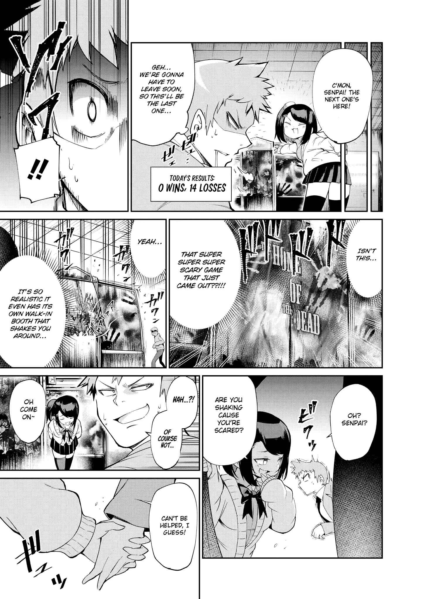 Uza Kawaii Kouhai to Ichaicha suru dake no Anthology Comic Chapter 3: Sahara Won't Lose Today Either! - Page 13