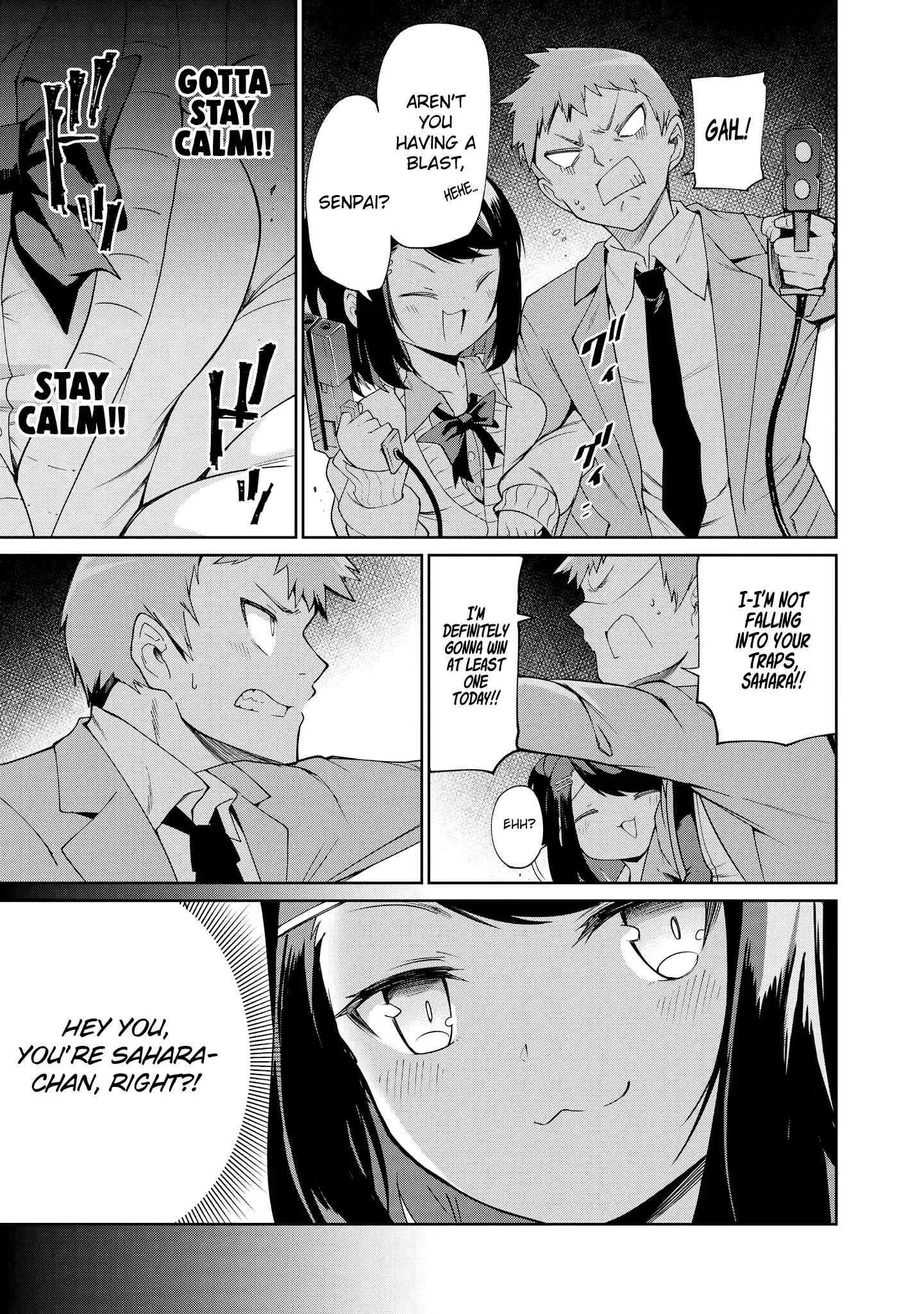 Uza Kawaii Kouhai to Ichaicha suru dake no Anthology Comic Chapter 3: Sahara Won't Lose Today Either! - Page 17